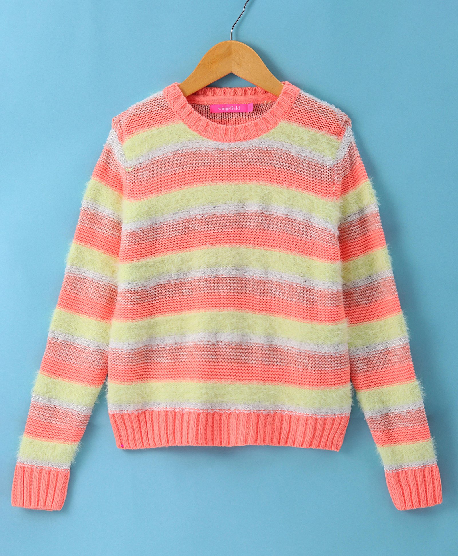 Wingsfield Full Sleeves StripedPullover - Multi Colour-picture-11
