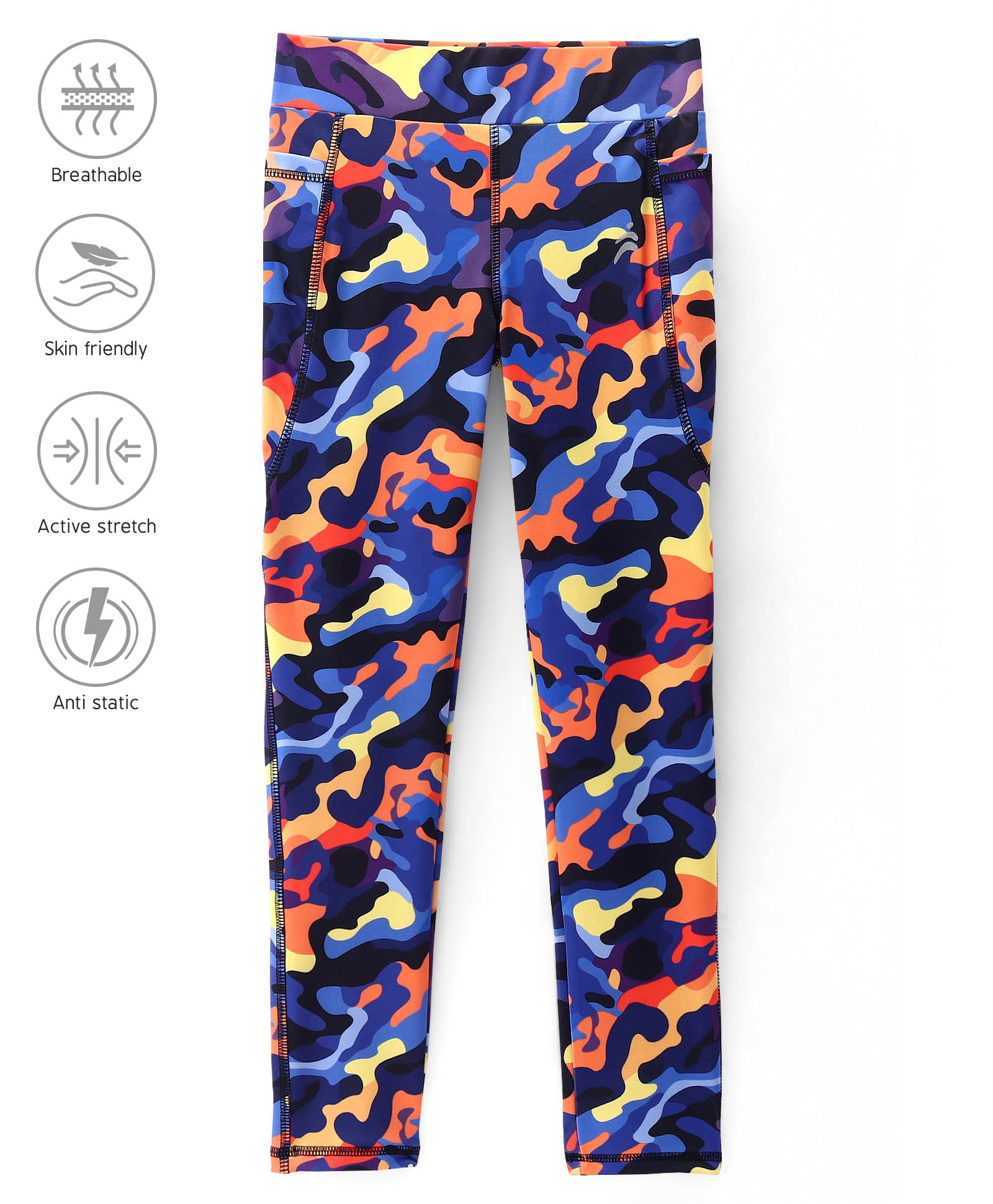 Pine Active Knit Full Length Super Camouflage Print - Multicolour-image-46