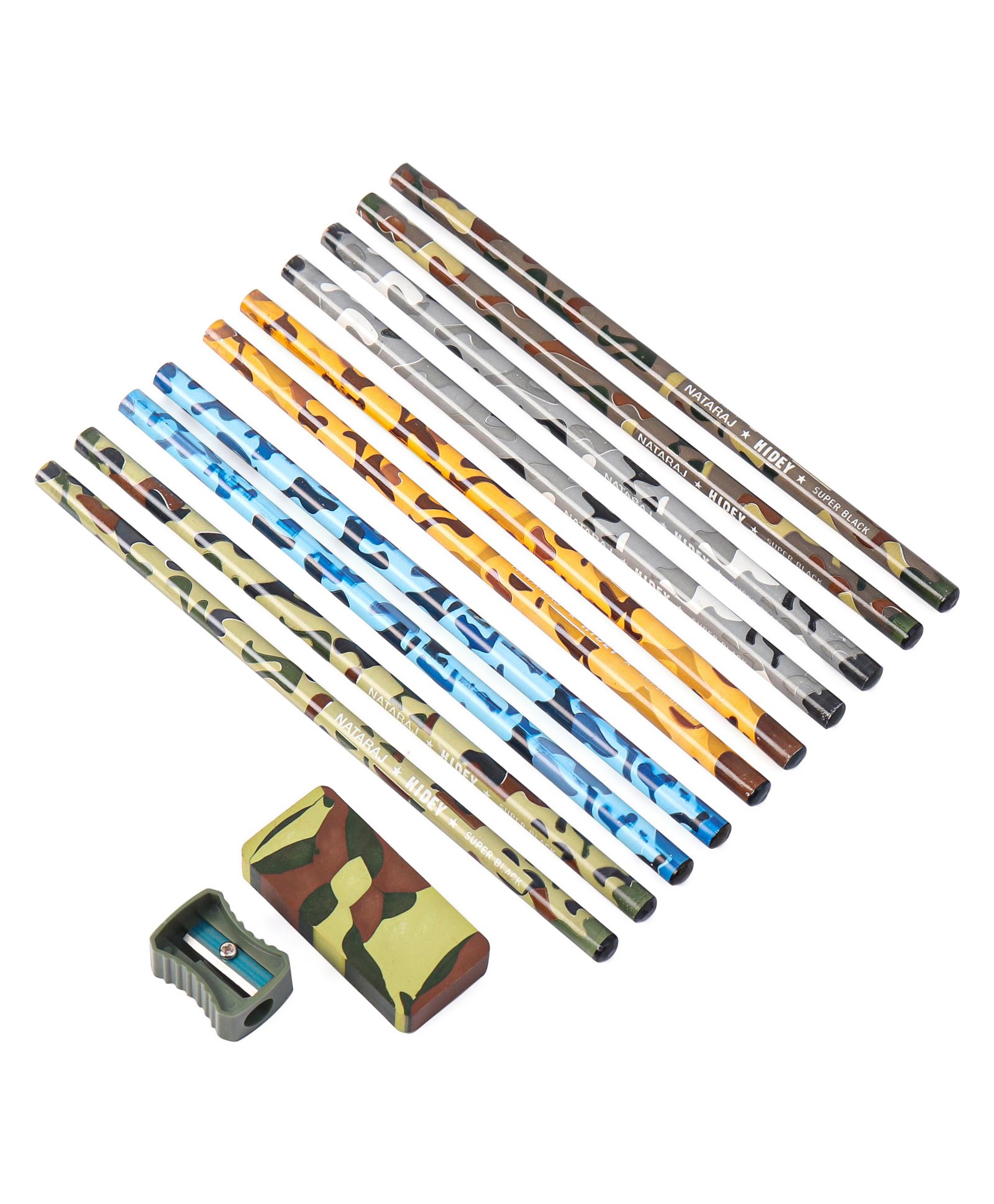 Nataraj Hidey Camouflage Pencils Pack of 10 - Multicolor-image-36
