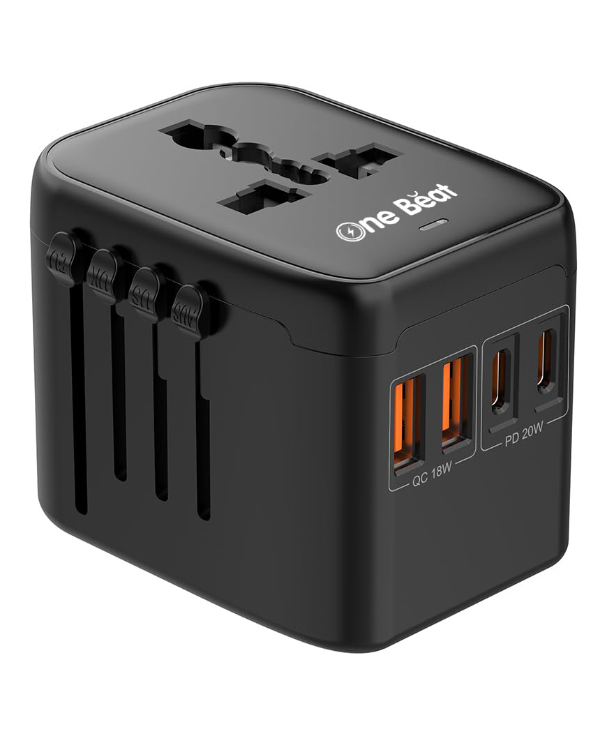 One Beat OB-201000-F Travel Adapter (Black)-picture-27