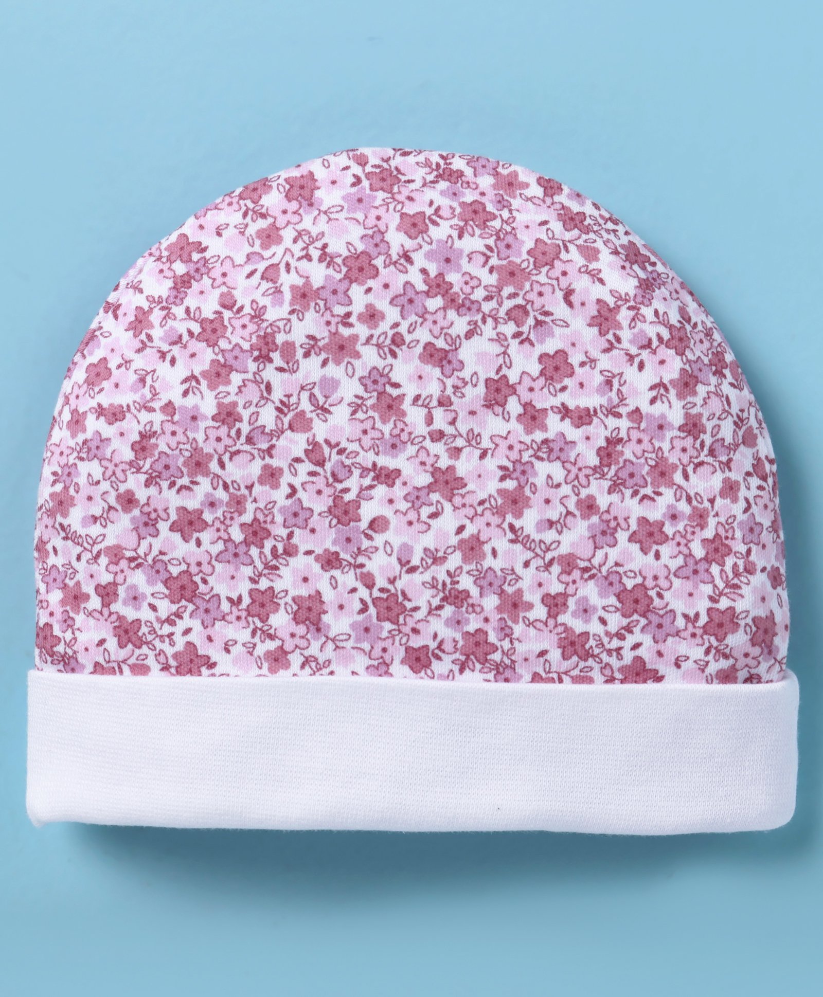 Ben Benny Interlock Baby Cap Floral Print Pink & White - Dimension 10 cm-image-28