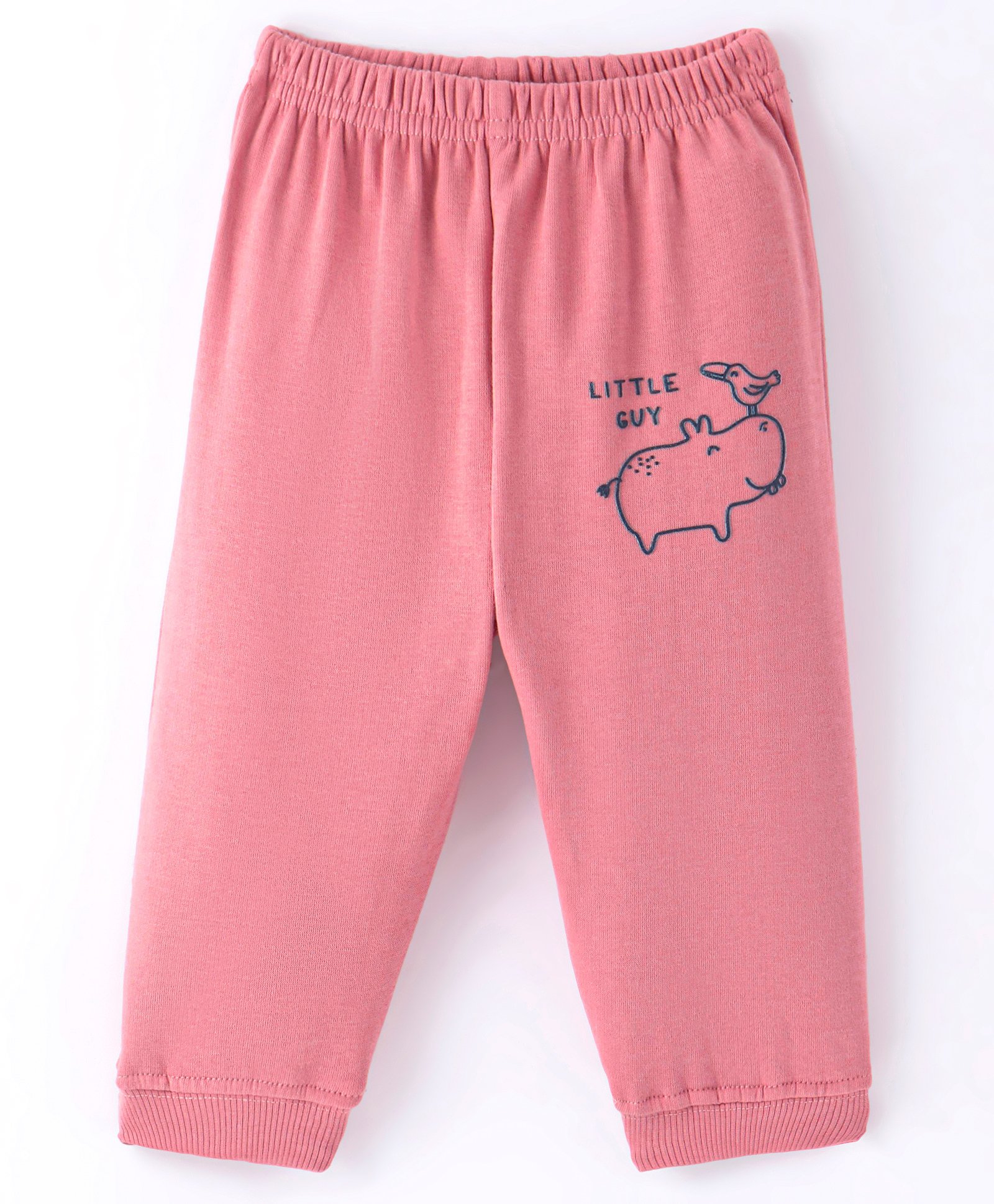 Tango Looper Knit Full Length Lounge Pant Animal Print - Rose Tan-picture-22