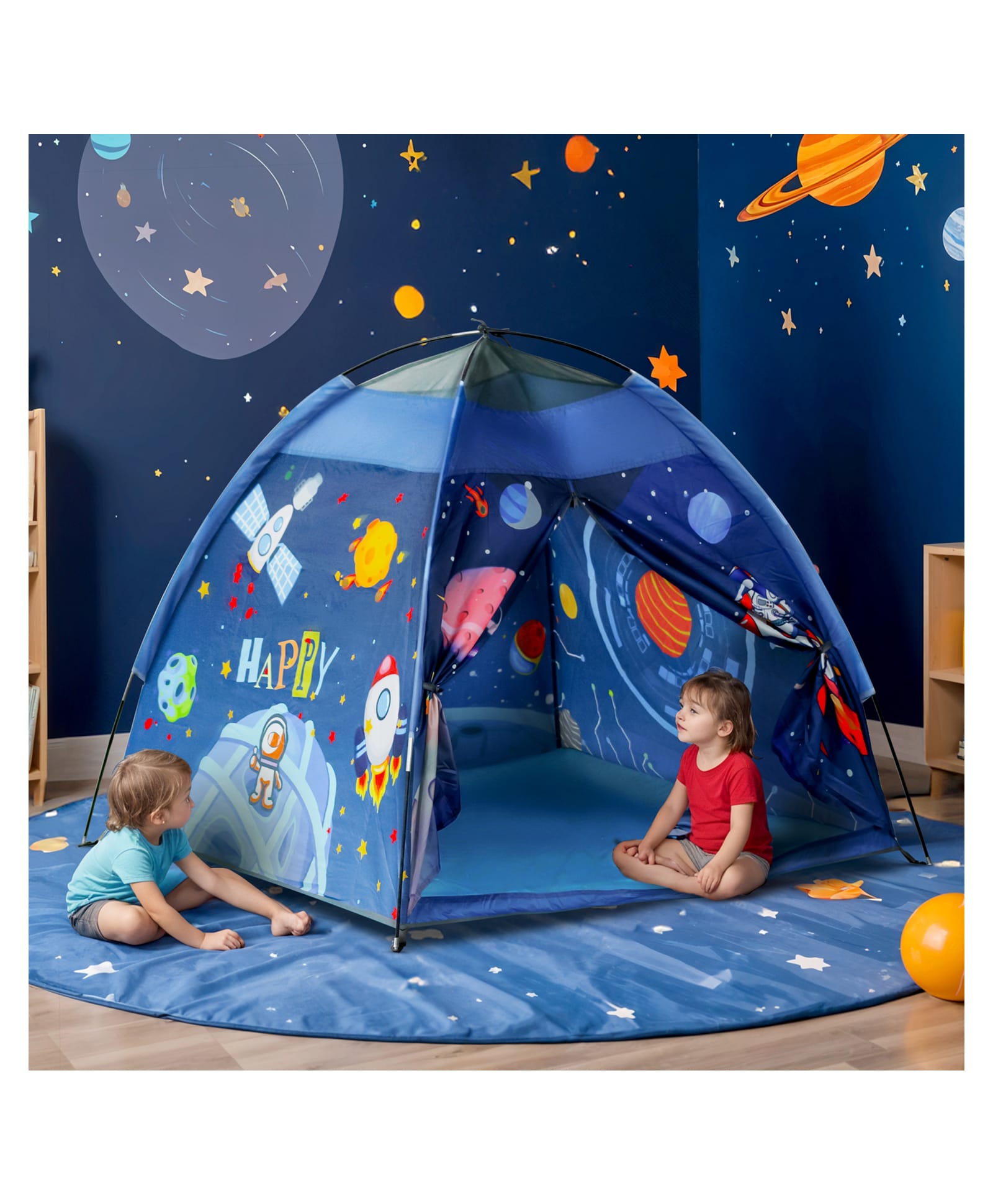 Happy Bear Space Tent for Kids, Tent for Camping - Space-image-18
