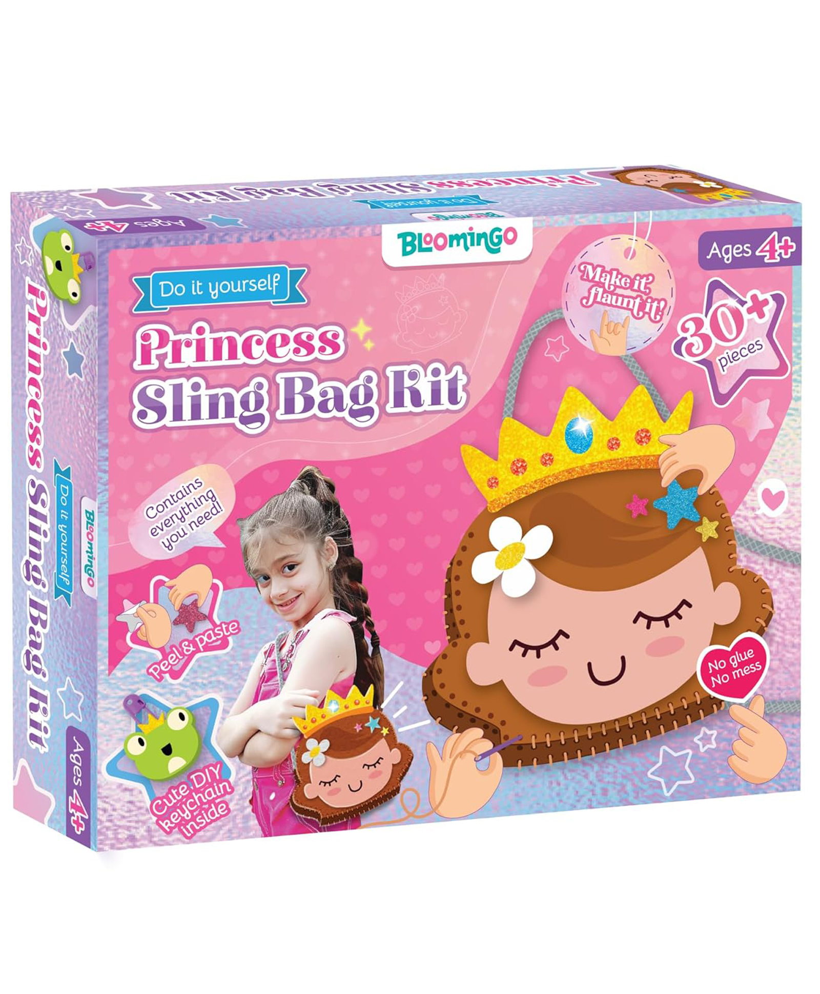Bloomingo Princess Sling Bag Art & Craft Kit -   Multicolor-picture-23