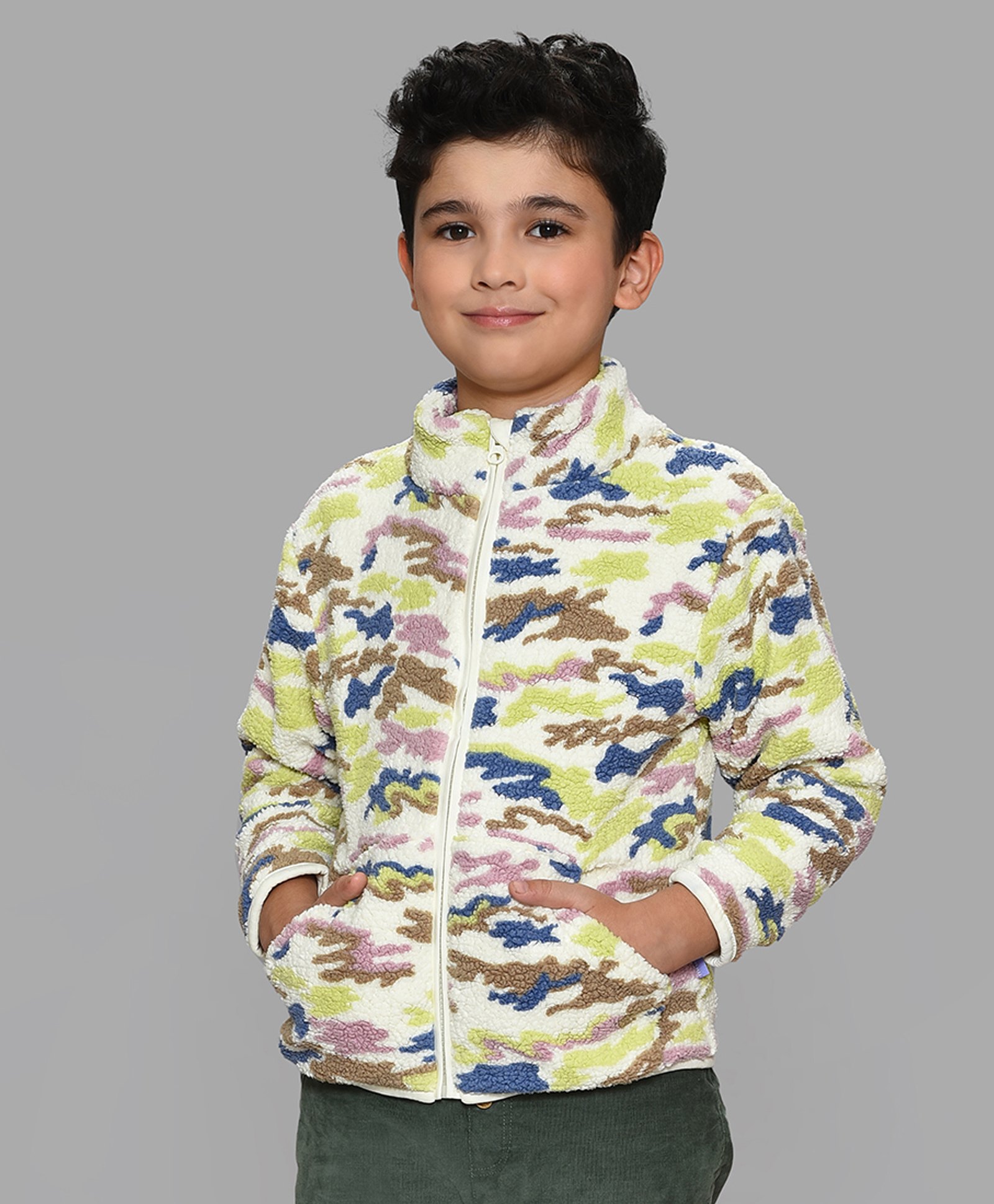 Mi Arcus Full Sleeves Camouflage Jacket -  Multicolor-image-26