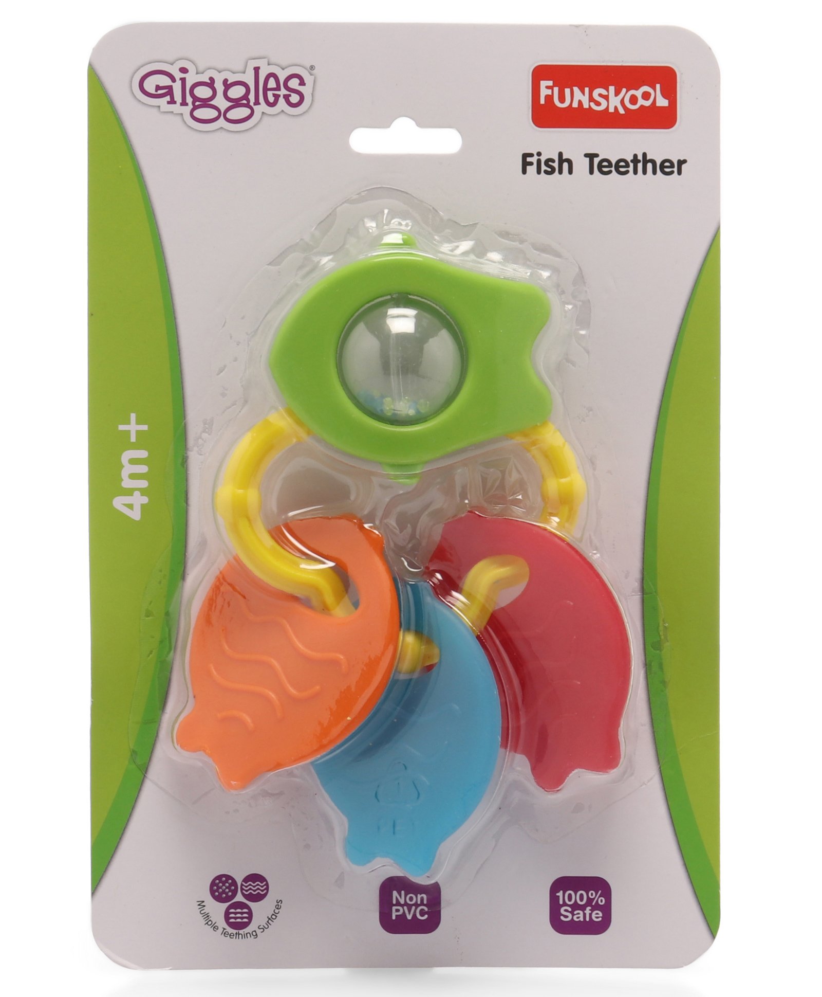 Funskool Giggles Fish Teether (Color May Vary)-image-19