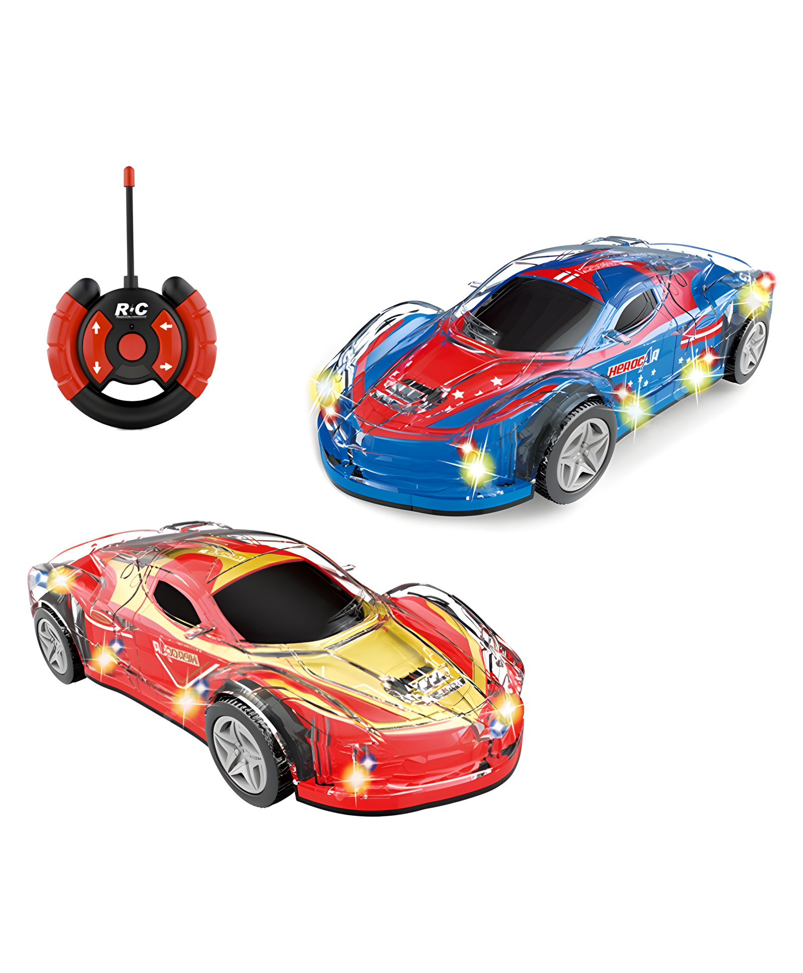 AKN TOYS 1:18 Remote Control Toys Rc Car Racing Car with Light - Pack of 1 - Color May Vary-image-47