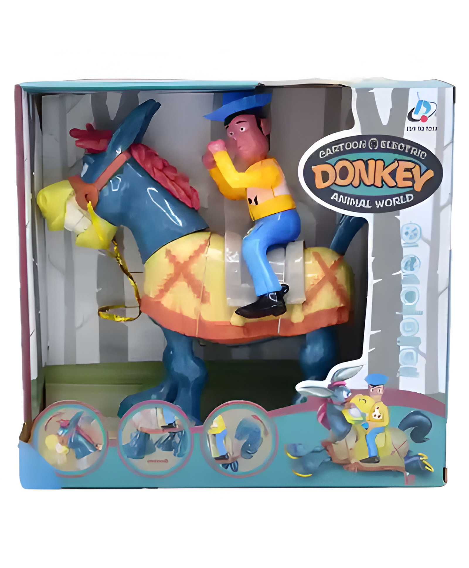 AKN TOYS Electronic Cartoon Donkey With Music Toy - Pack of 1 - Color May Vary-picture-21