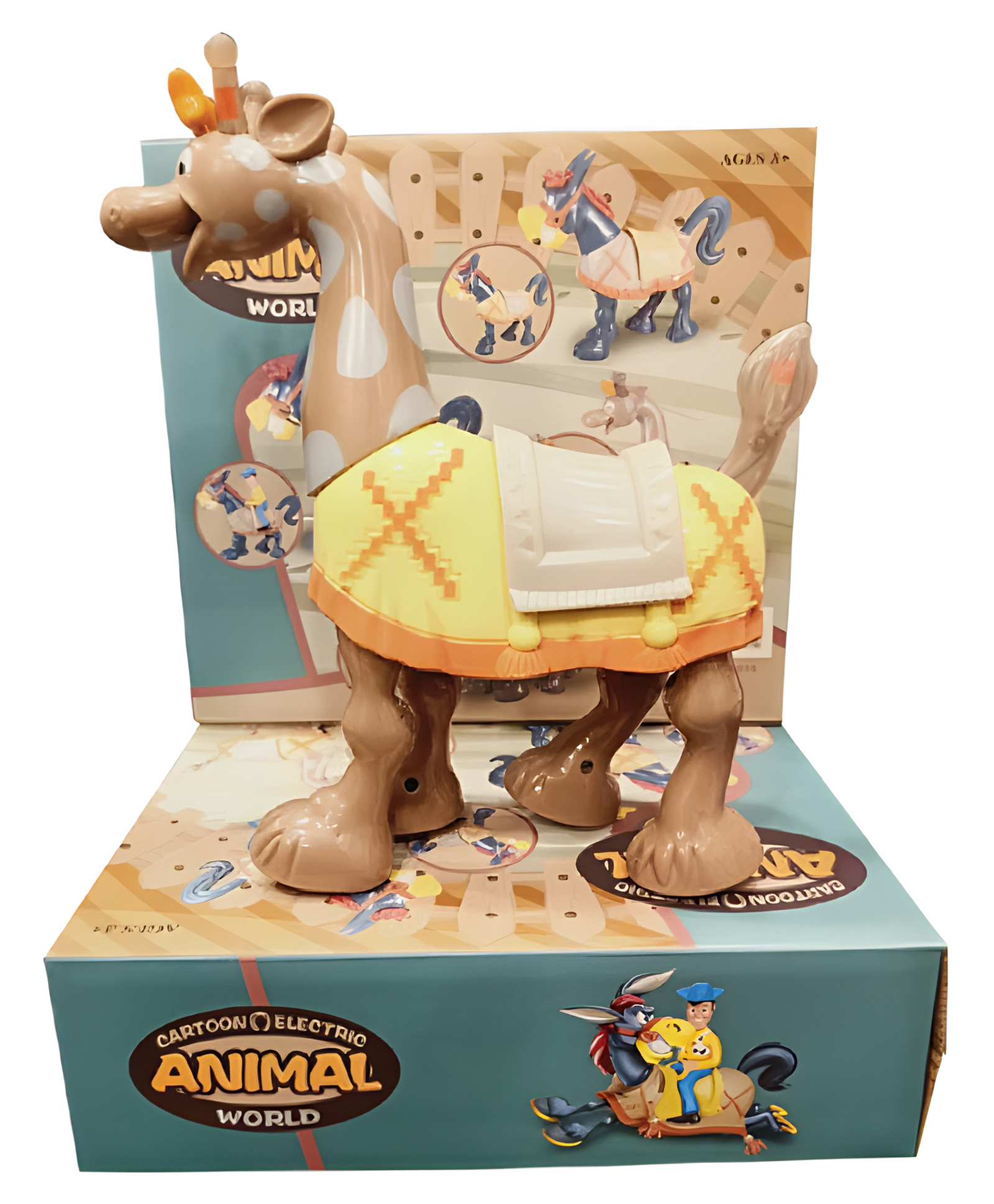 AKN TOYS Electric Cartoon Donkey Toy Animal World - Pack of 1 - Color May Vary-picture-23