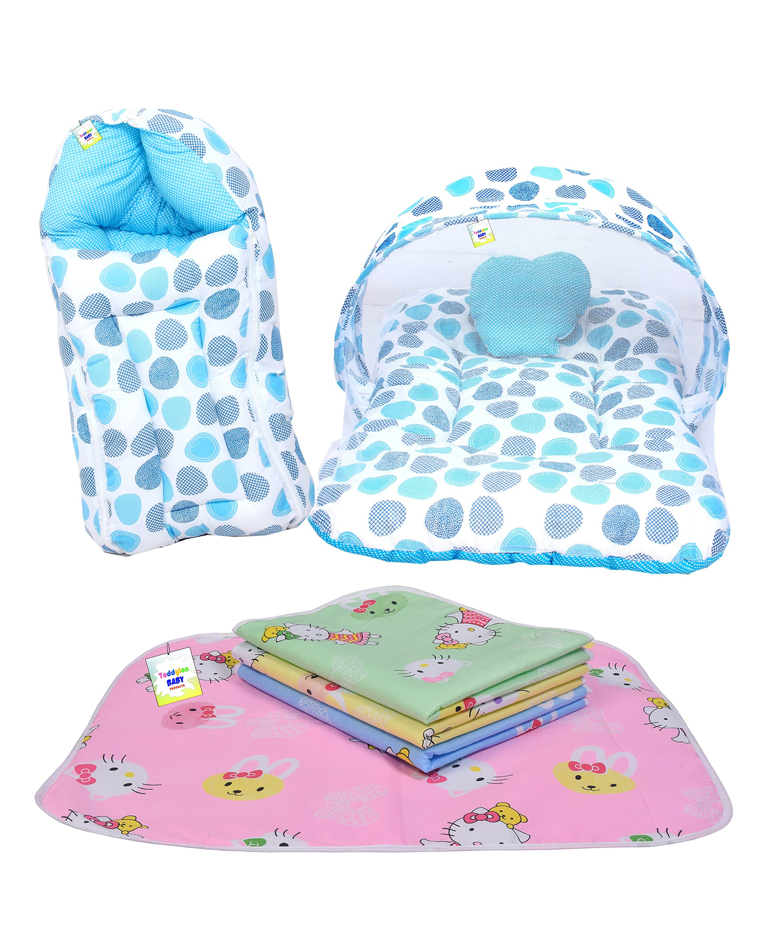 Babytoons New Born Baby Sleeping Products All (0-6 Months) Blue-picture-48