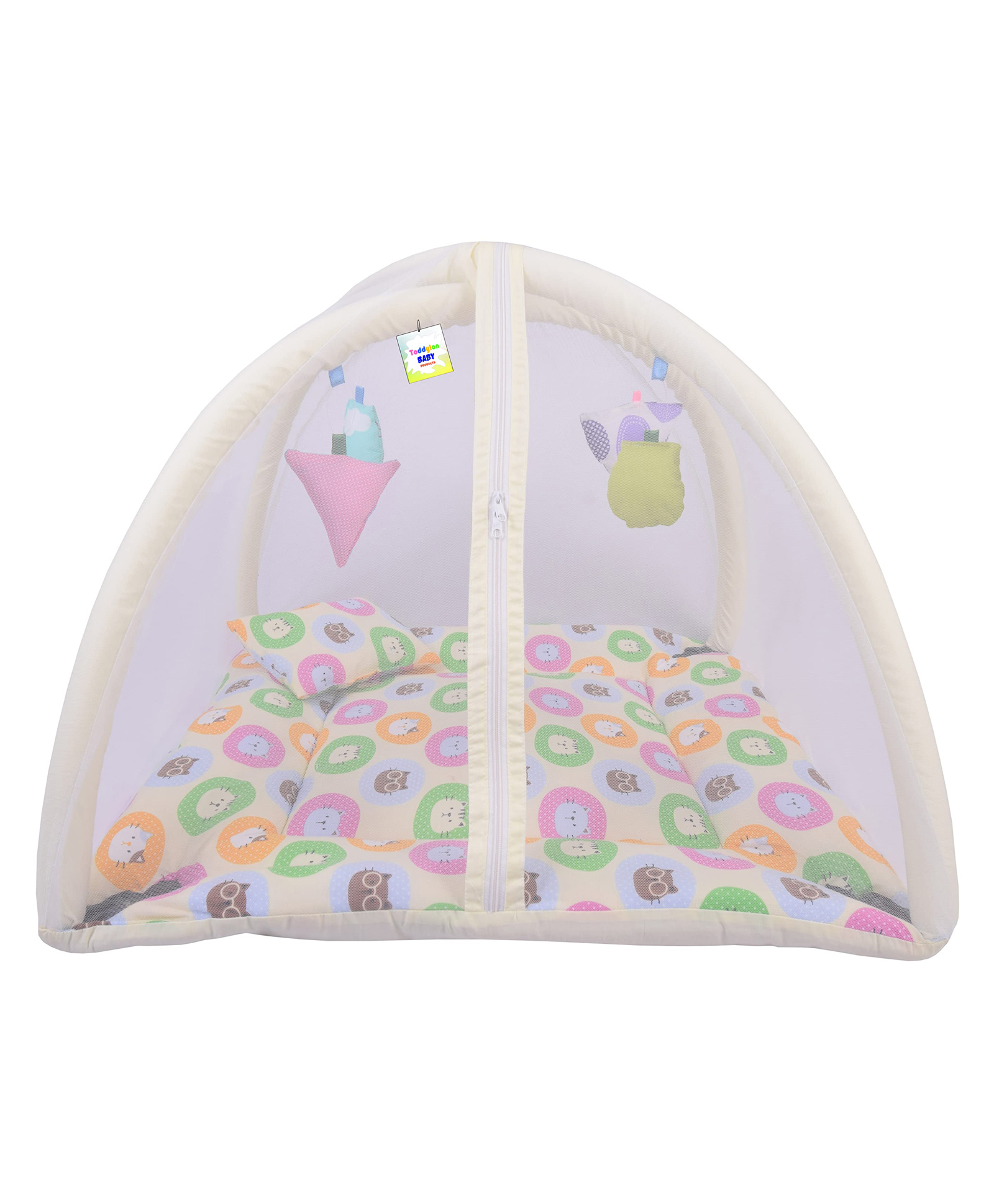 Babytoons Baby Bedding for New Born Play Gym Bed (0-6 Months) Yellow-image-45