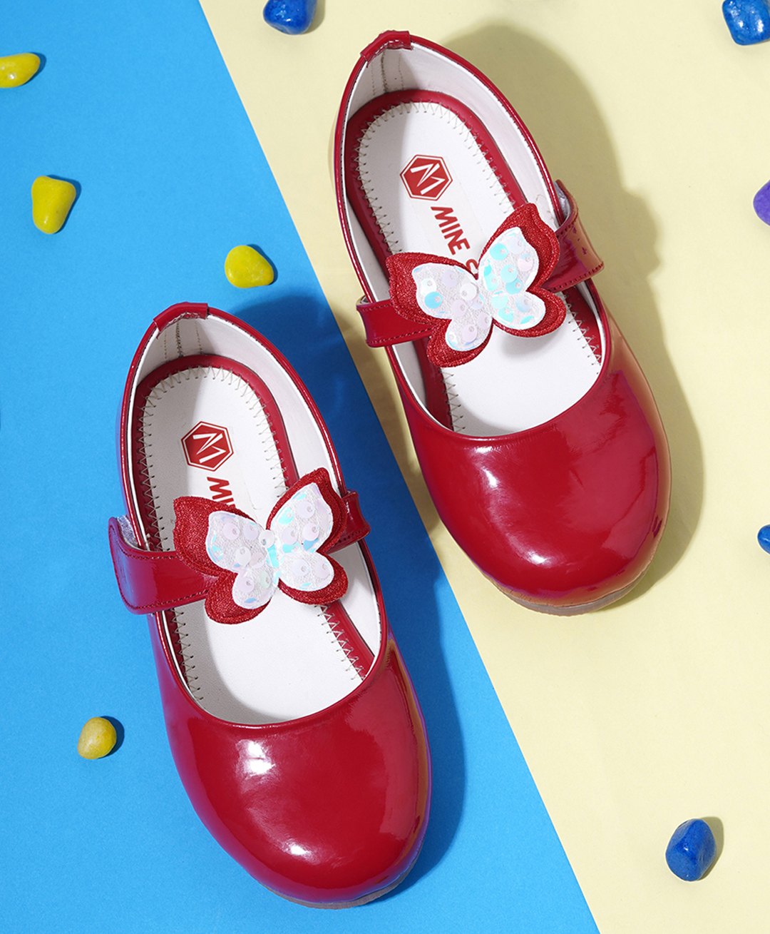 Minesole ButterflyDetailed Ballerinas -Red-image-20
