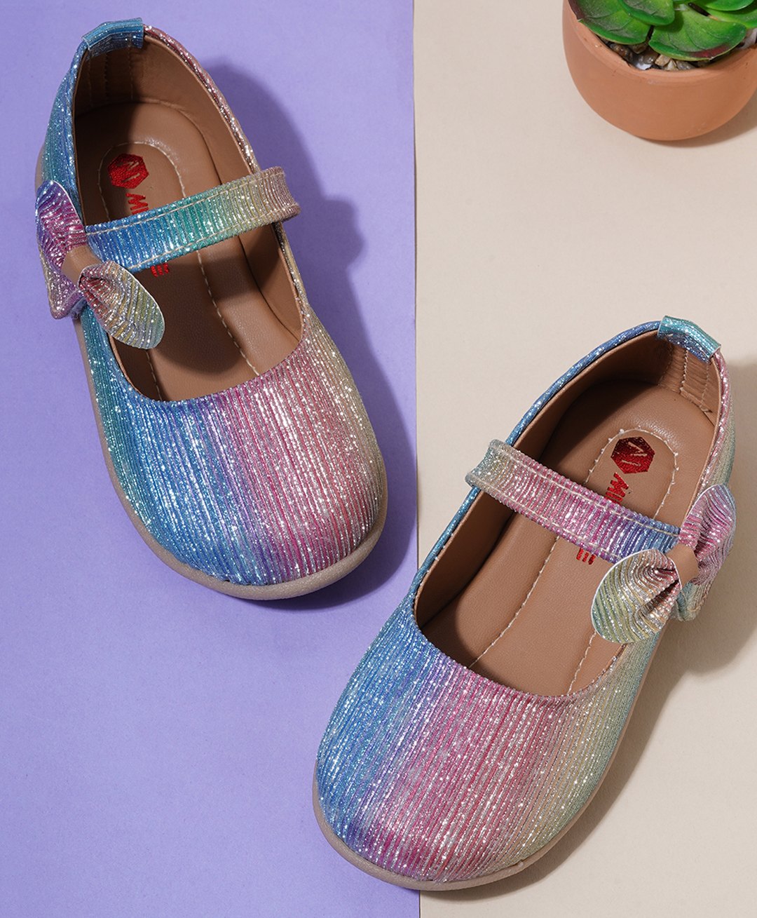 Mine Sole Ombre Shimmered Ballerinas - Multi Colour-image-30