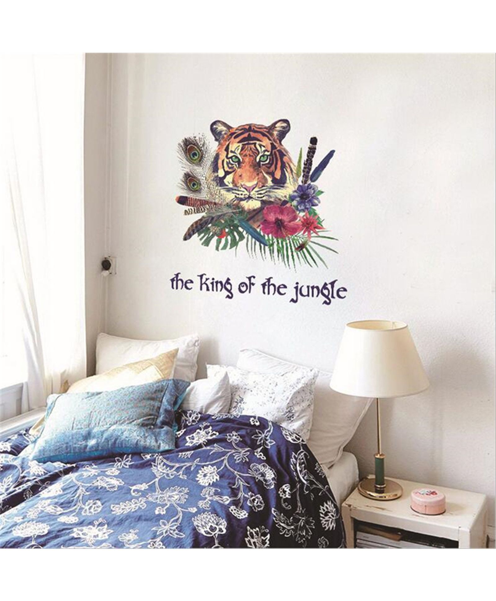 Oren Empower Tiger Wall Decal - Multicolour-image-12
