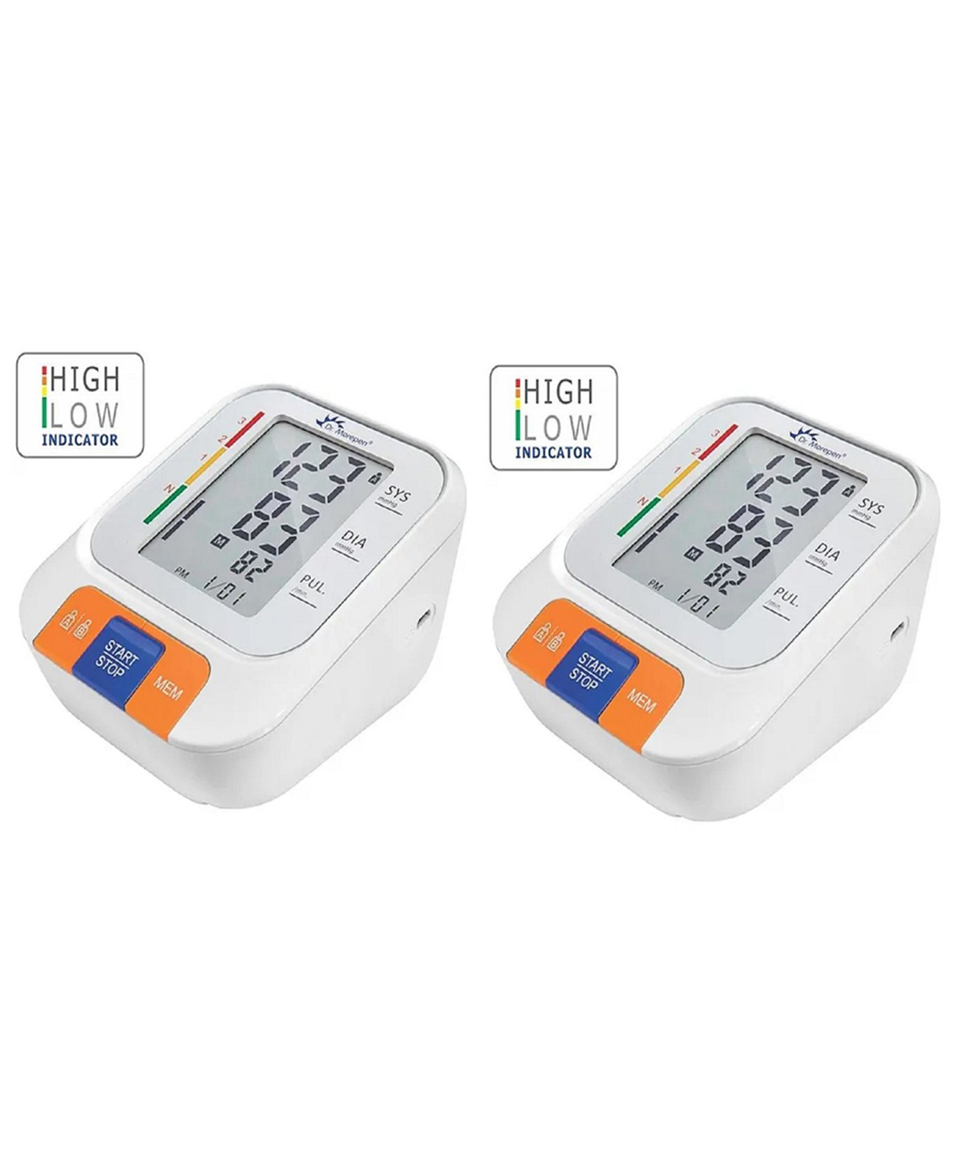 Dr Morepen Blood Pressure Monitor-Blue(Pack of 2)-image-28