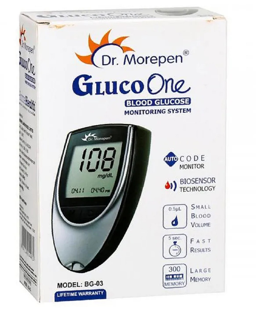Dr. Morepen BG-03 Gluco One Glucometer-Packof1-picture-39