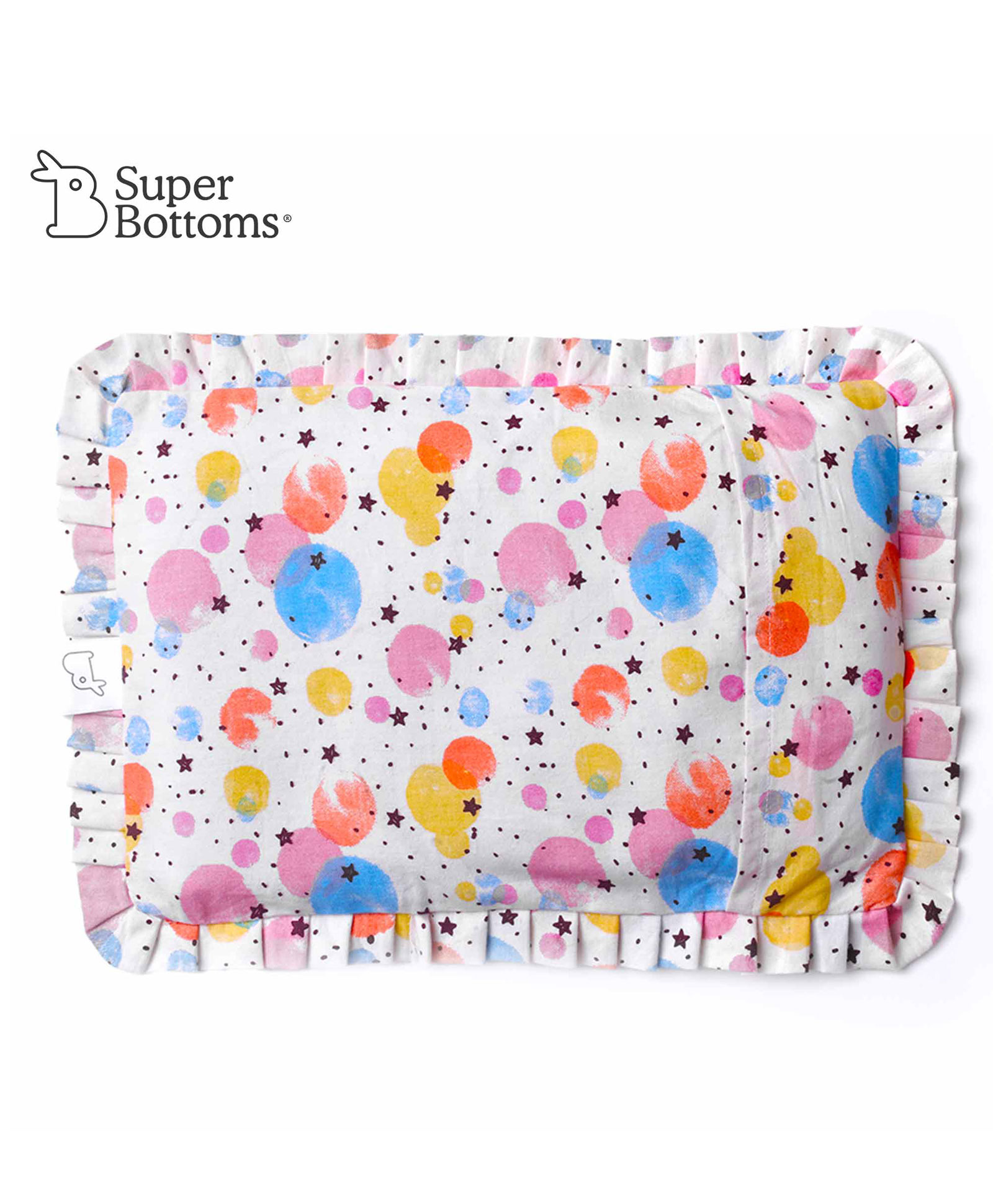 SuperBottoms Mustard Seed Pillow for Newborn  Twinkle Stars - White-image-46