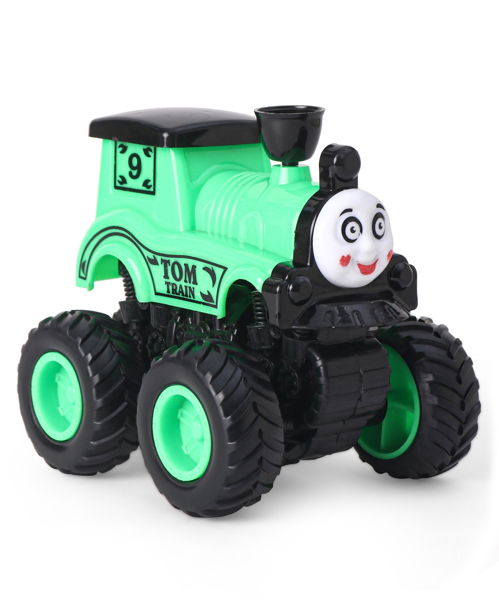 Monsto Friction Tom Train Toy - Green-picture-1