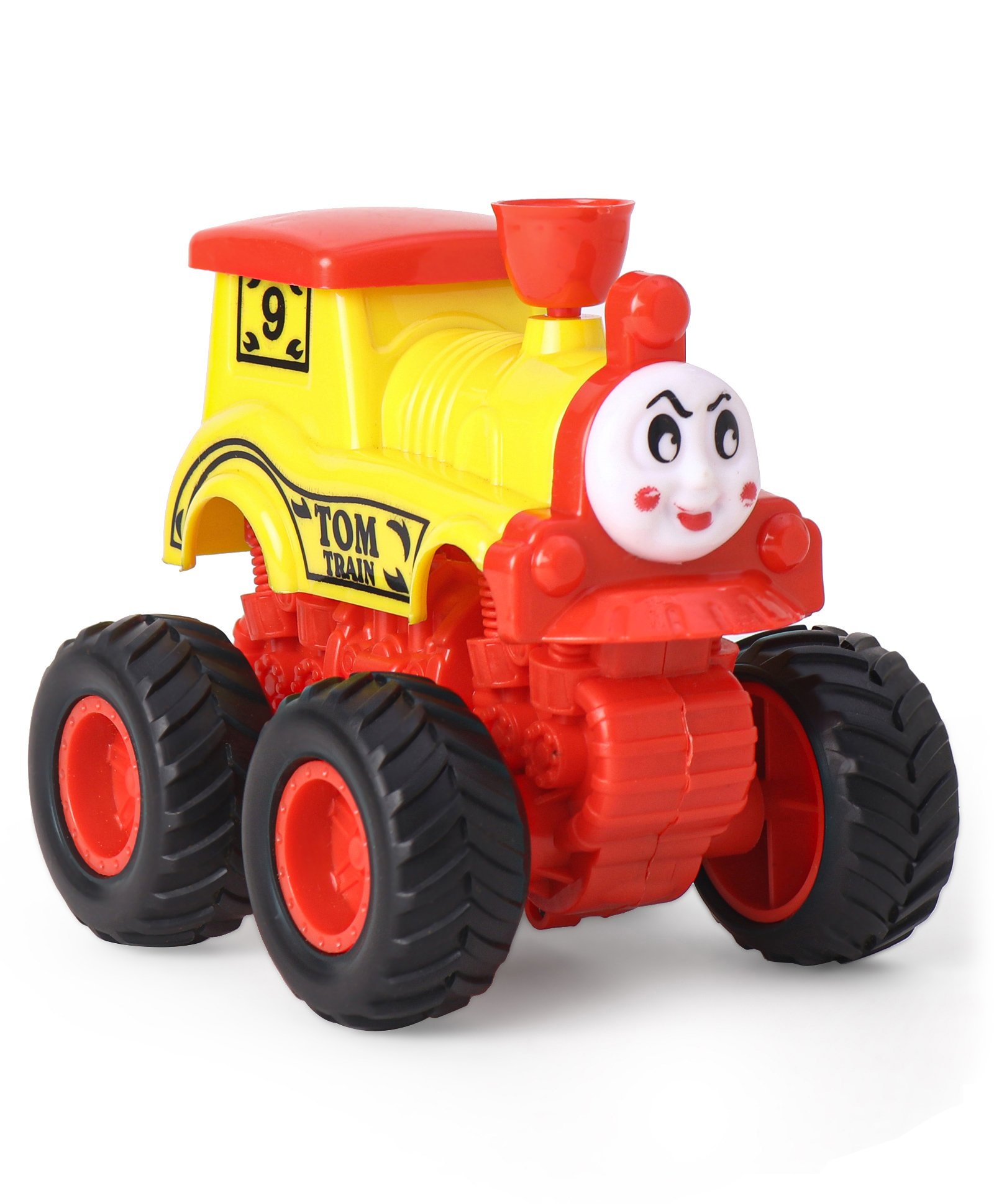 Monsto Friction Tom Train Toy - Red-picture-15