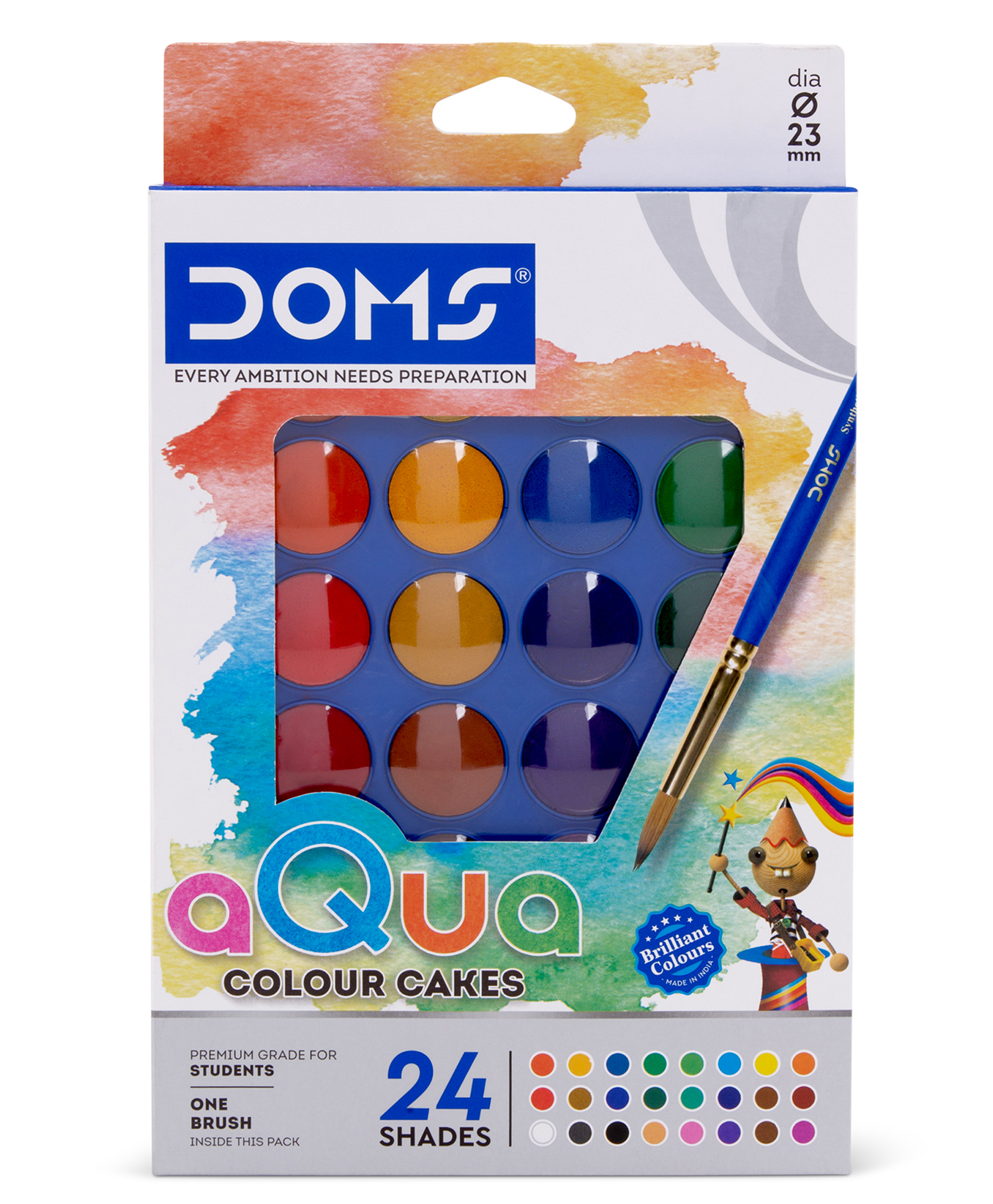 Doms Aqua Colour Cakes - 24 Shades-picture-32