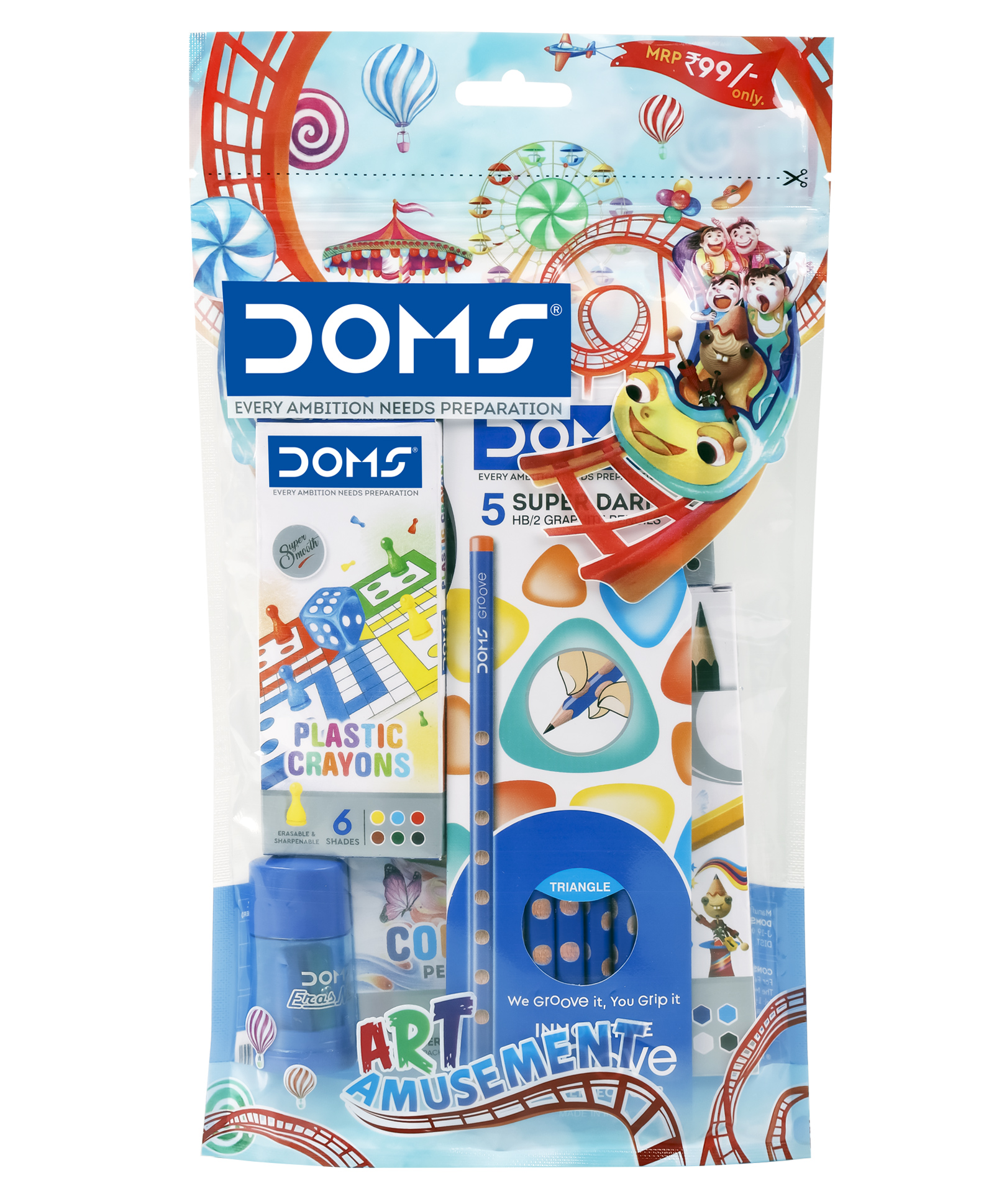 Doms Art Amusement Kit - 6 Pieces-picture-22