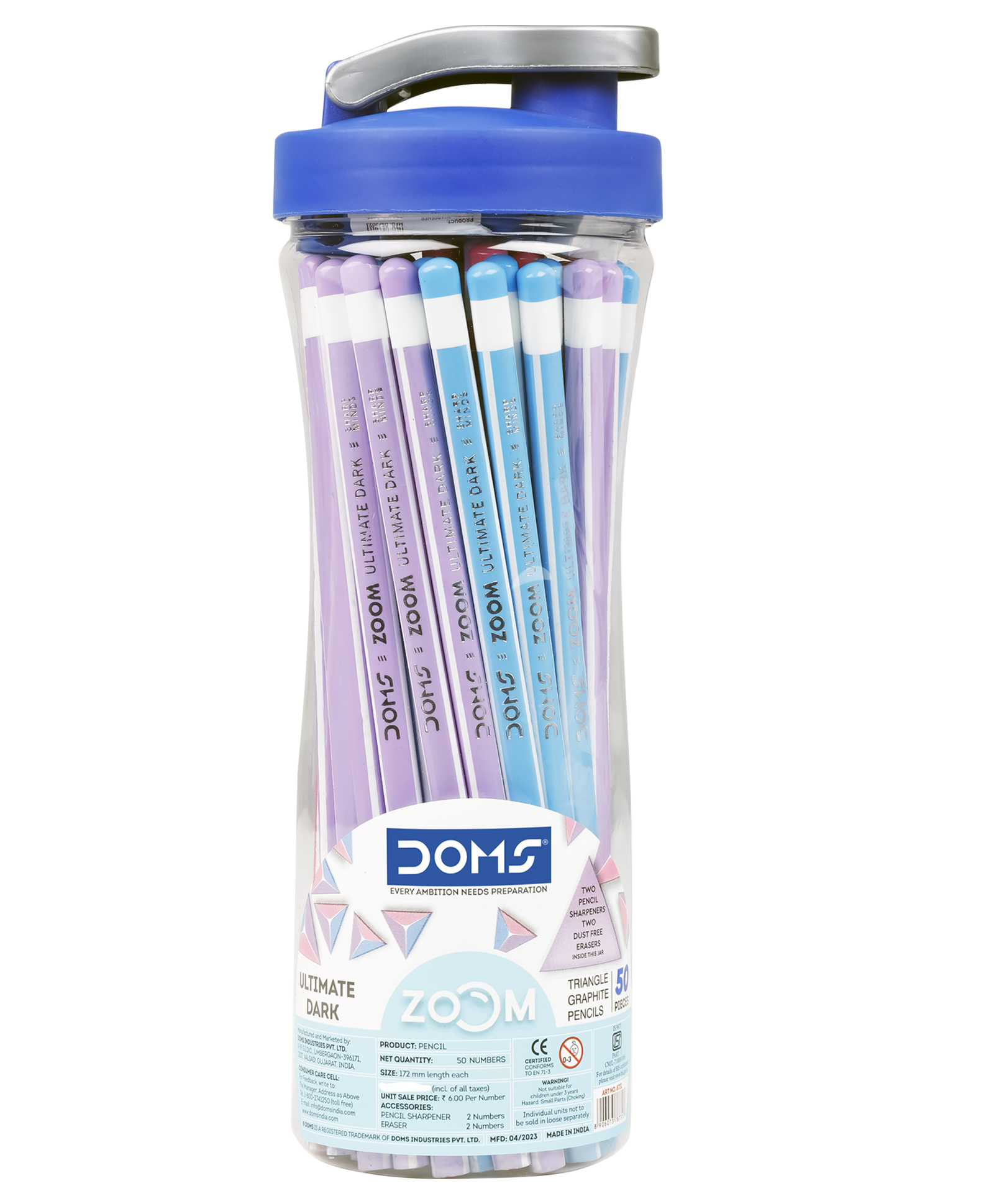 Doms Zoom TrianglePencil Jar - 50 Pieces-picture-14
