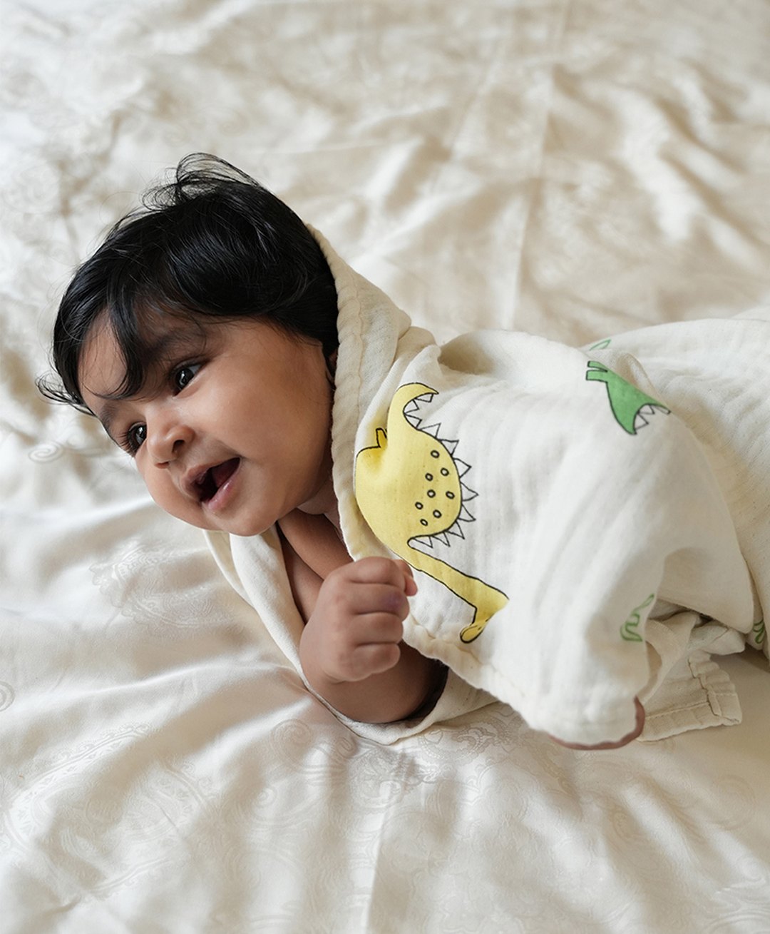 Doctor Towels Bamboo Dinosaur Dreams Printed Baby Swaddle - Multicolour-image-42