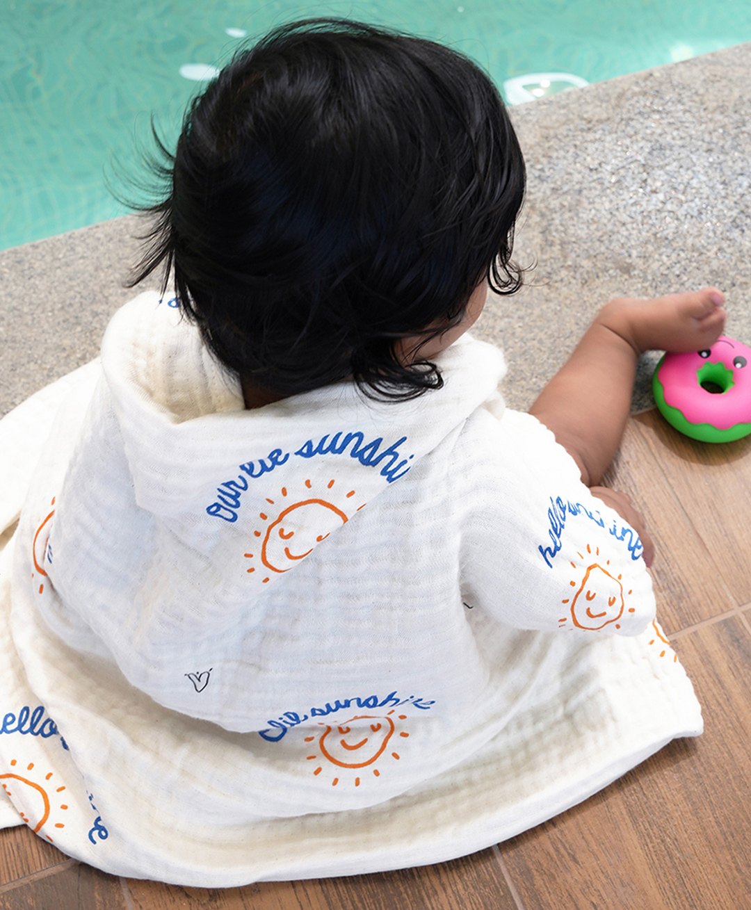 Doctor Towels Bamboo Sunshine Printed Baby Swaddle - Multicolour-image-2