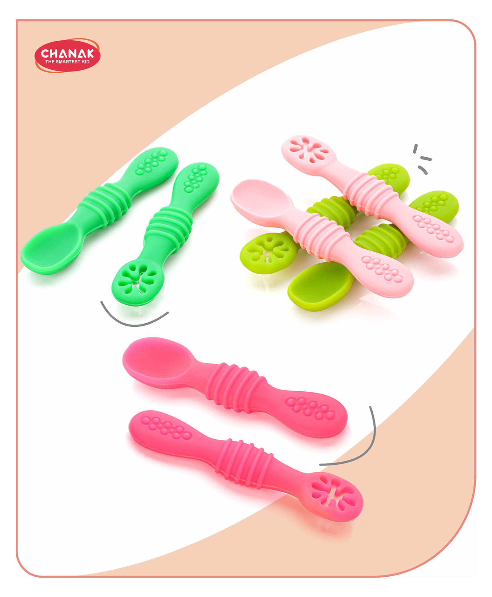 Aditi toys Silicone Baby Spoons. Baby Traning Spoon, Gum Friendly, Food Grade, BPA Free for Infant Boys & Girls (Pack of 8) Color As Per Availability-picture-12