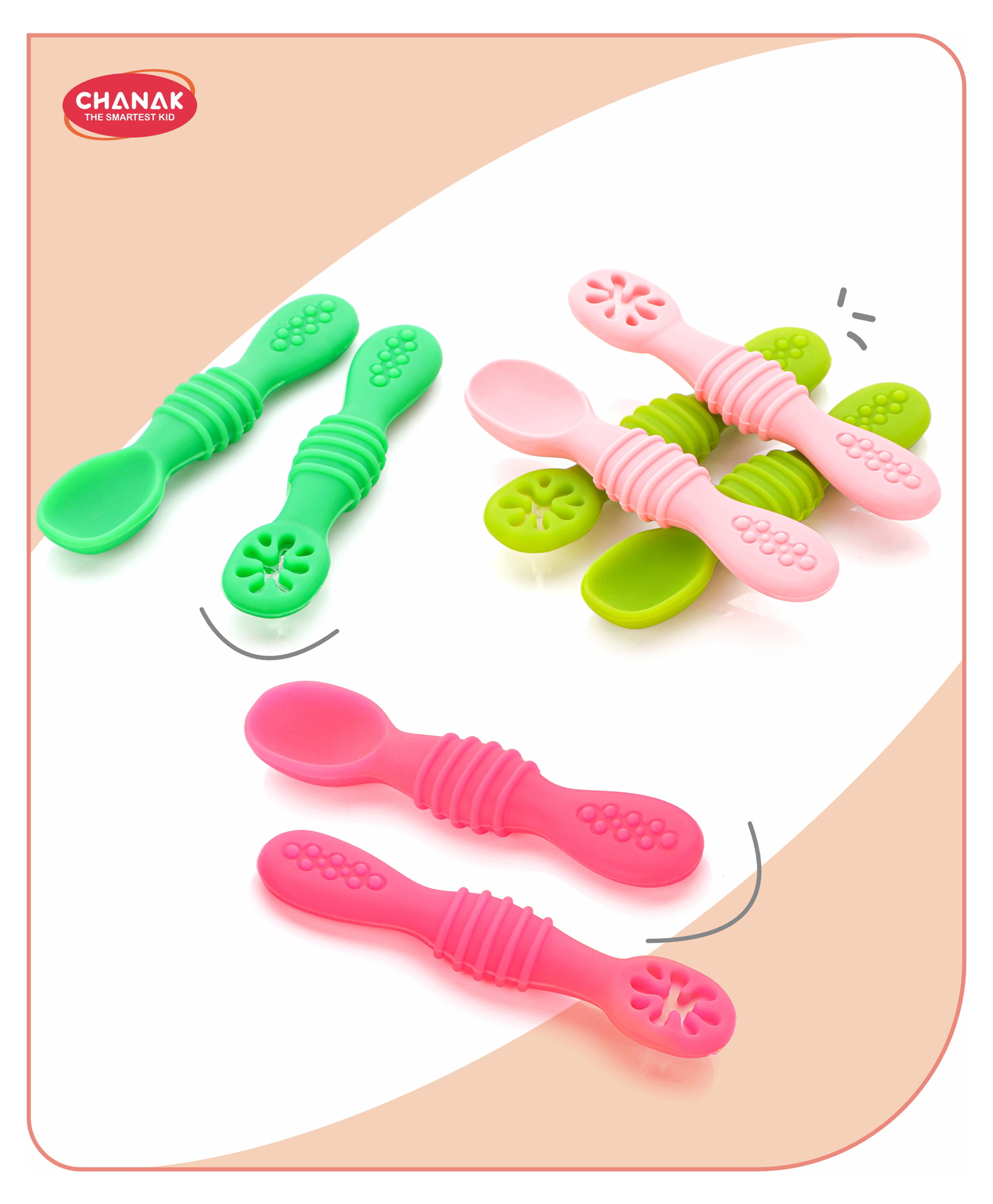 Aditi toys Silicone Baby Spoons. Baby Traning Spoon, Gum Friendly, Food Grade, BPA Free for Infant Boys & Girls (Pack of 10) Color As Per Availability-picture-24
