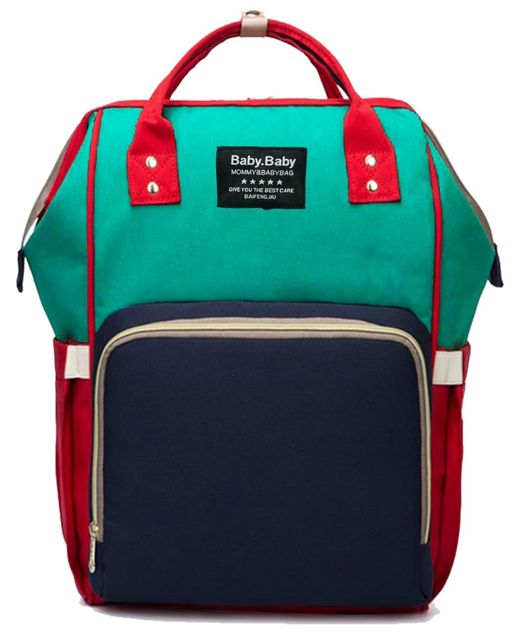 House of Quirk Baby Diaper Bag Maternity Backpack-Green-picture-12