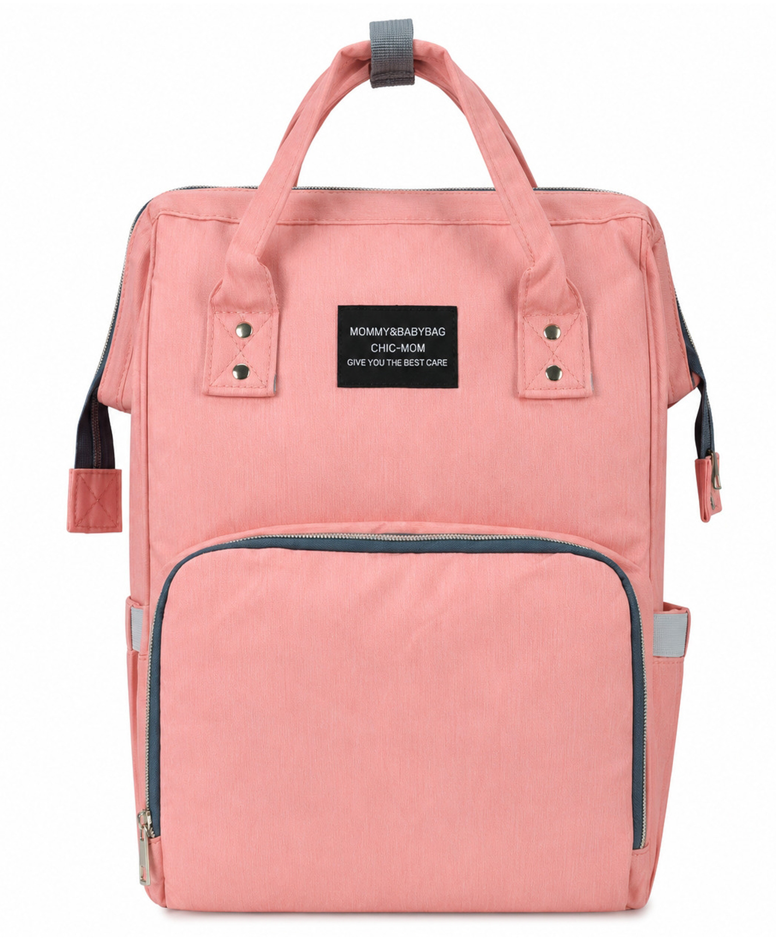 House of Quirk Baby Diaper Bag Maternity Backpack-Pink-picture-13