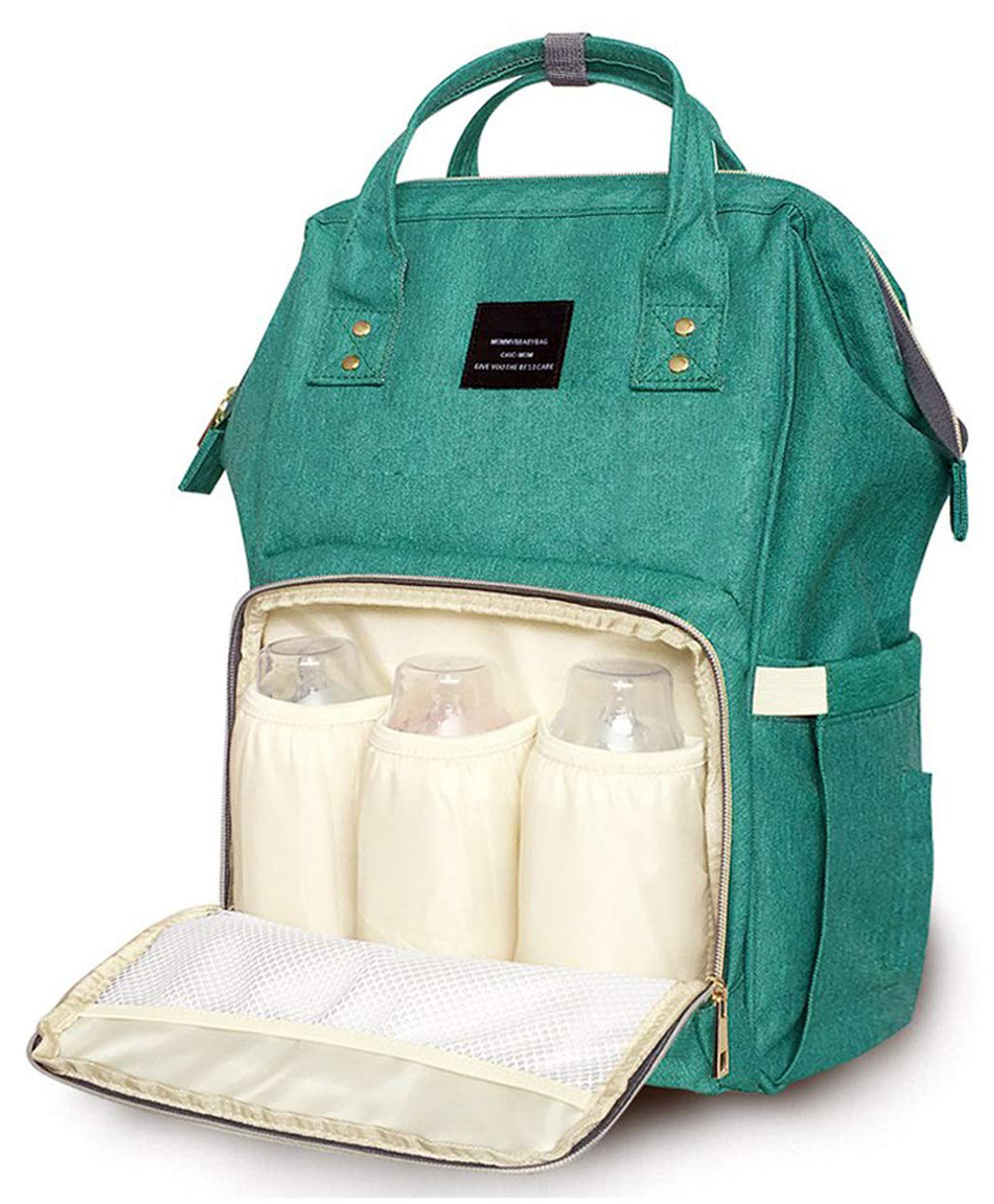 House of Quirk Baby Diaper Bag Maternity Backpack-Jeep Green-picture-24