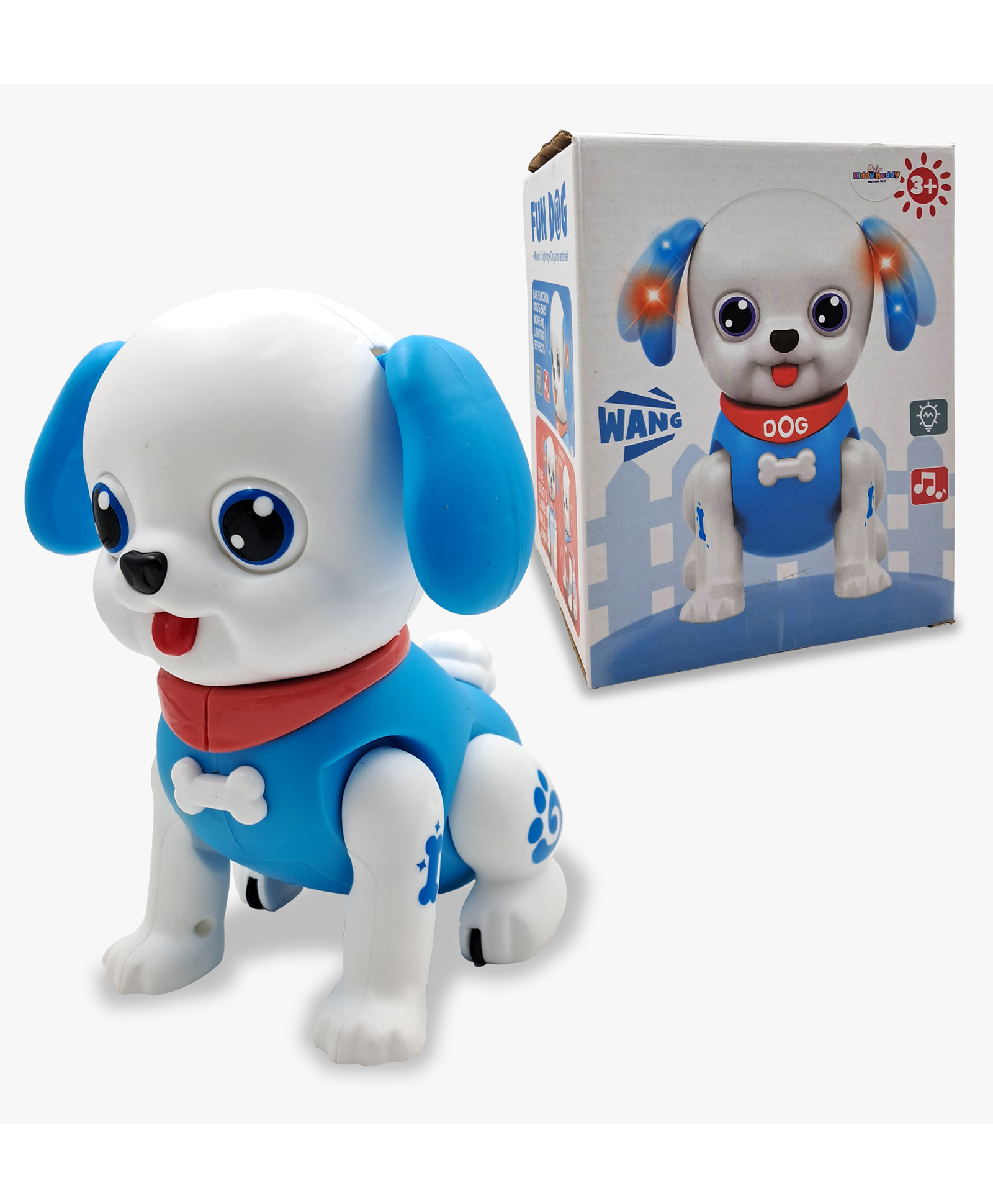 Kidsden Dancing Puppy Dog Toy with Lights, Music, and Pull-Along Wheels - Interactive Musical Pet for Kids Aged 3+-picture-12