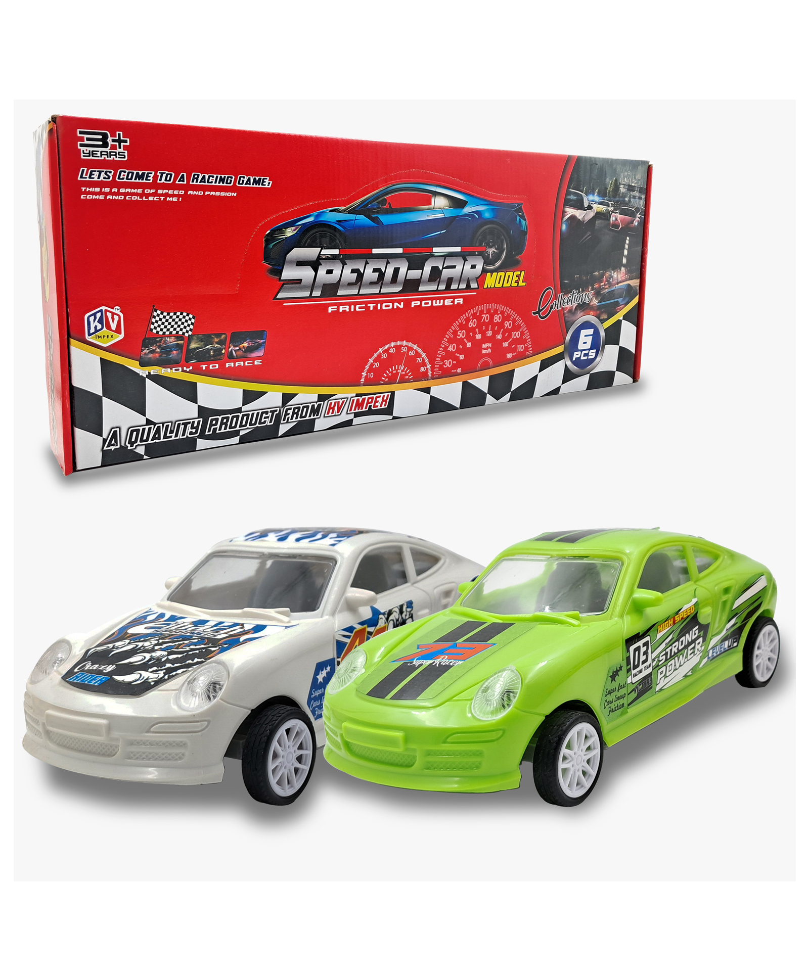 Kidsden Pull back speed car Toys for Kids ,Set of 2-image-28