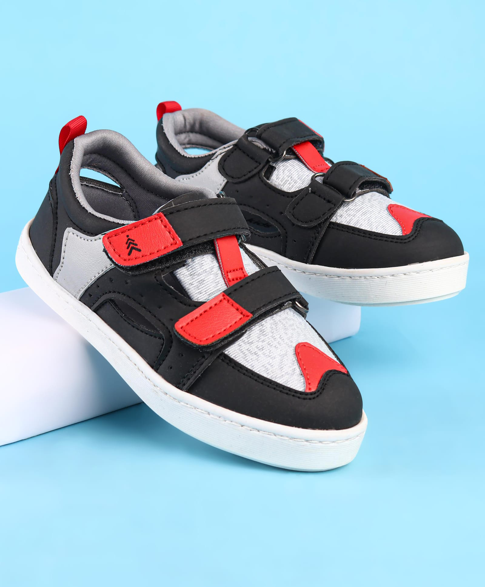 Pine Kids Velcro Closure Casual Shoes - Red-picture-20