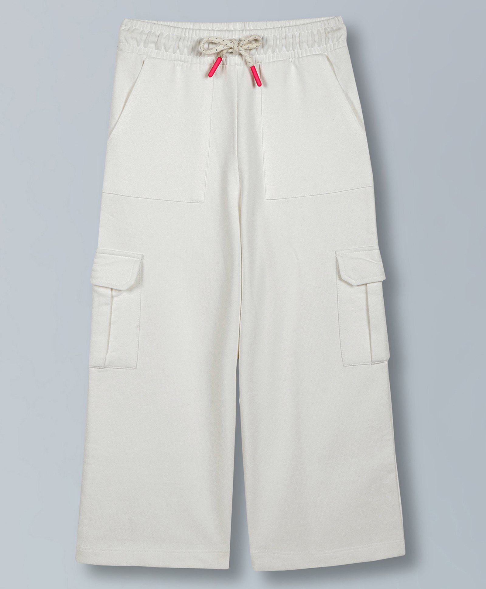 Plum Tree Cotton Pocket Detailed Solid Trousers - Beige-picture-22