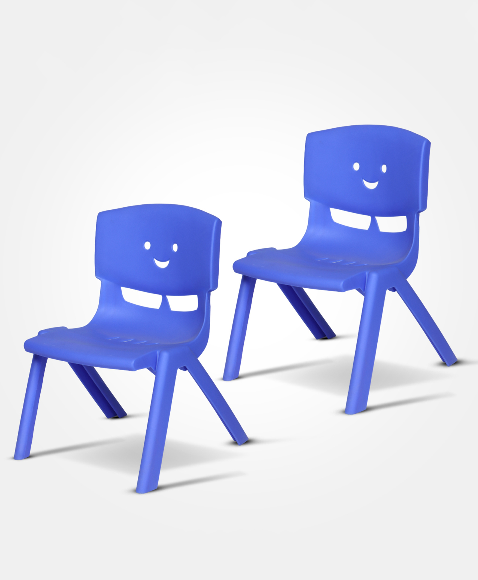 toyplus Toy Plus Kids Smiley Chair Set of 2 - Blue-picture-17