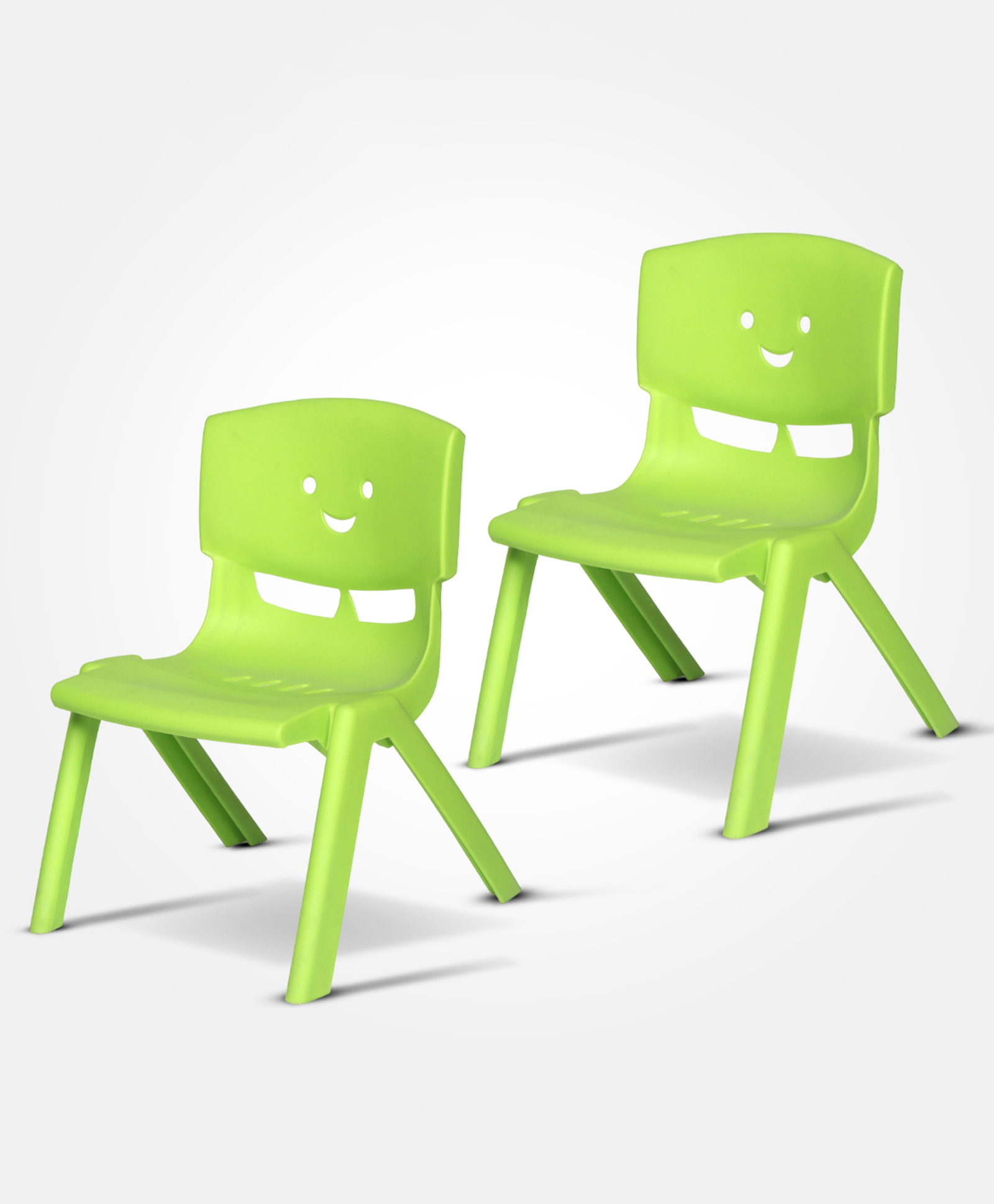 toyplus Toy Plus Kids Smiley Chair Set of 2 - Green-picture-20