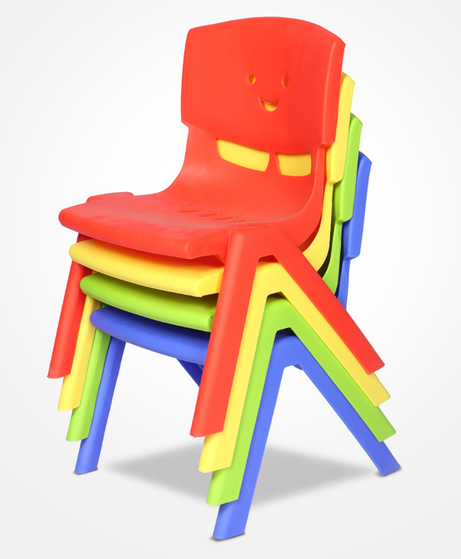 Toy Plus Kids Smiley Chair Set of 4 - Assorted Color-picture-18