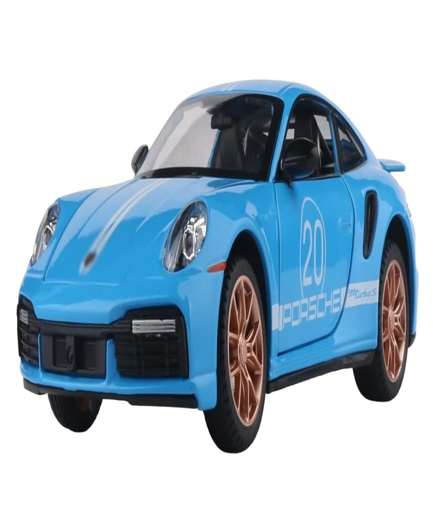 Magicwand 1:32 Scale Die-Cast Porrsche 911 with Openable Doors,Music,Lights & Pull Back Action-image-6