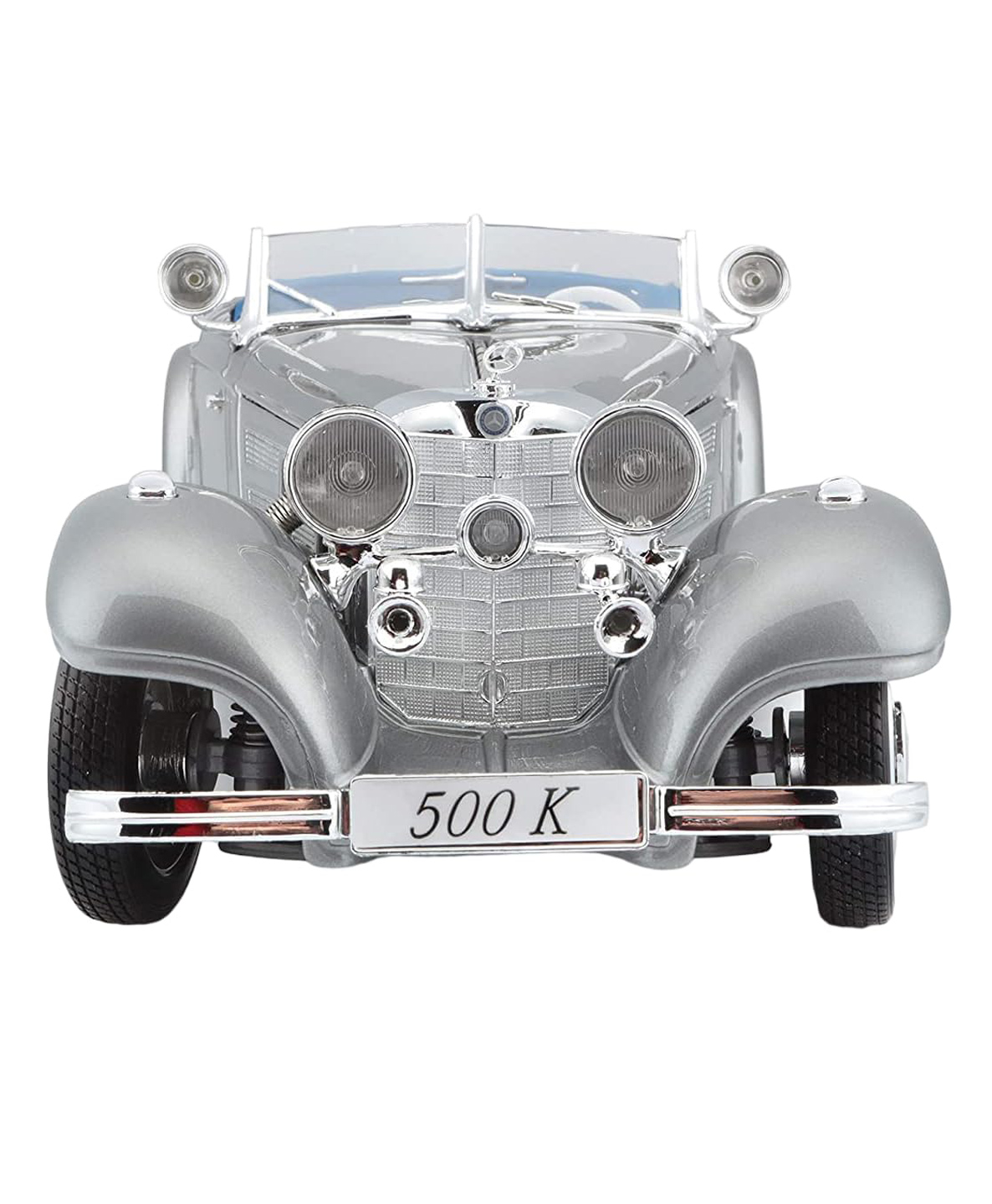 Magicwand Die-Cast Zinc Alloy 1:18 Scale 1936 Merrc-Bennz Classic Large with 4 Openable Doors,Lights & Music & Working Steering-picture-0