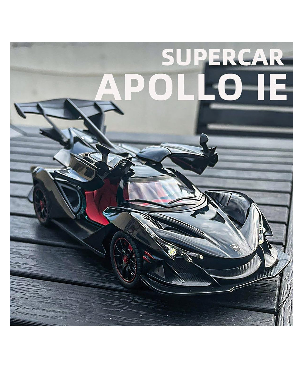 Magicwand 1:24 Scale Die-Cast Apollo Intensa Emozione with 4 Openable Doors,Pull Back Action, Working Lights,Horn& Steerable Front Tyres-image-16