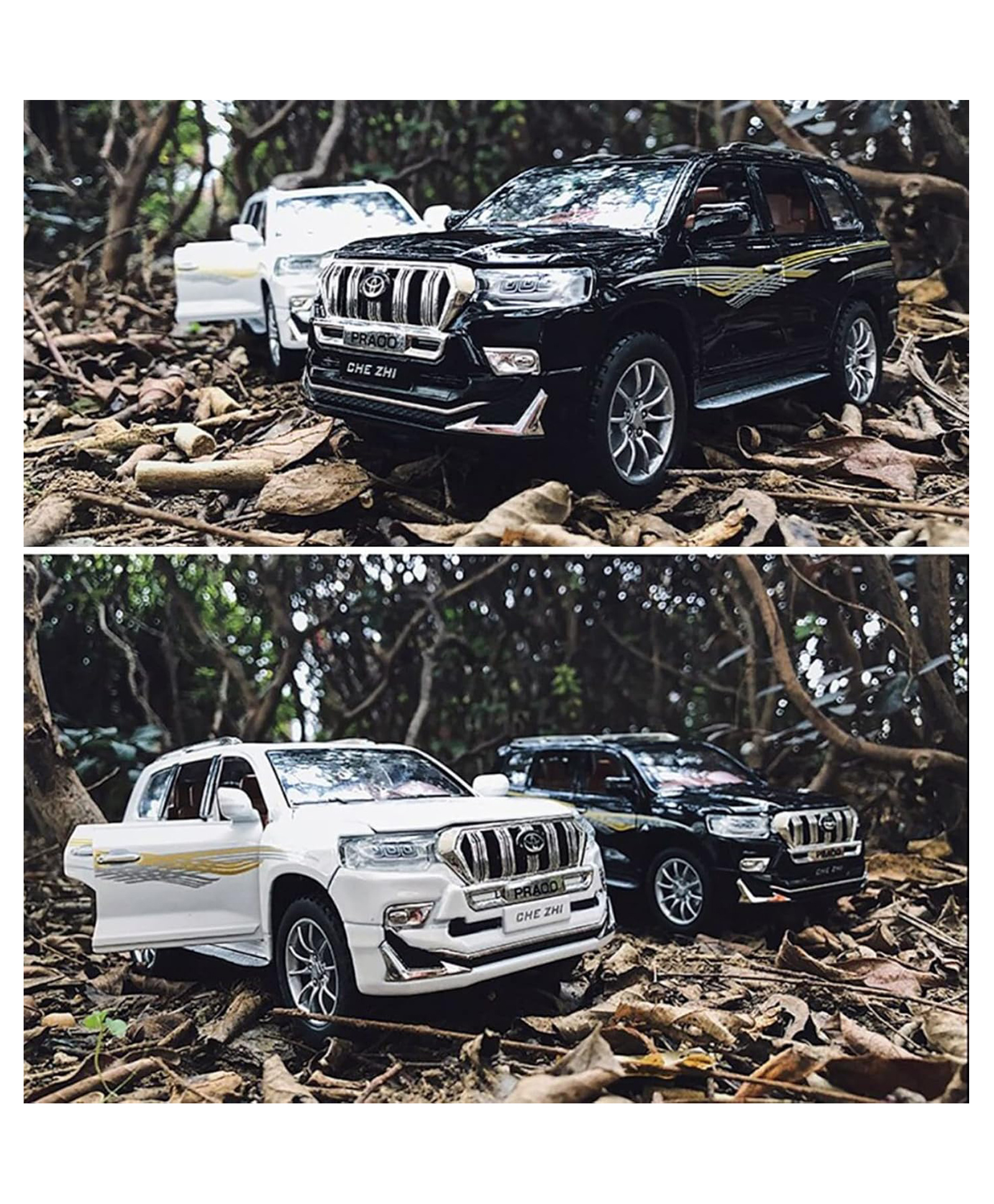 Magicwand 1:24 Scale Die-Cast Toy Prado with 6 Openable Doors,Pull Back Action,Working Lights & MusicColors as Per StockPack of 1-picture-34