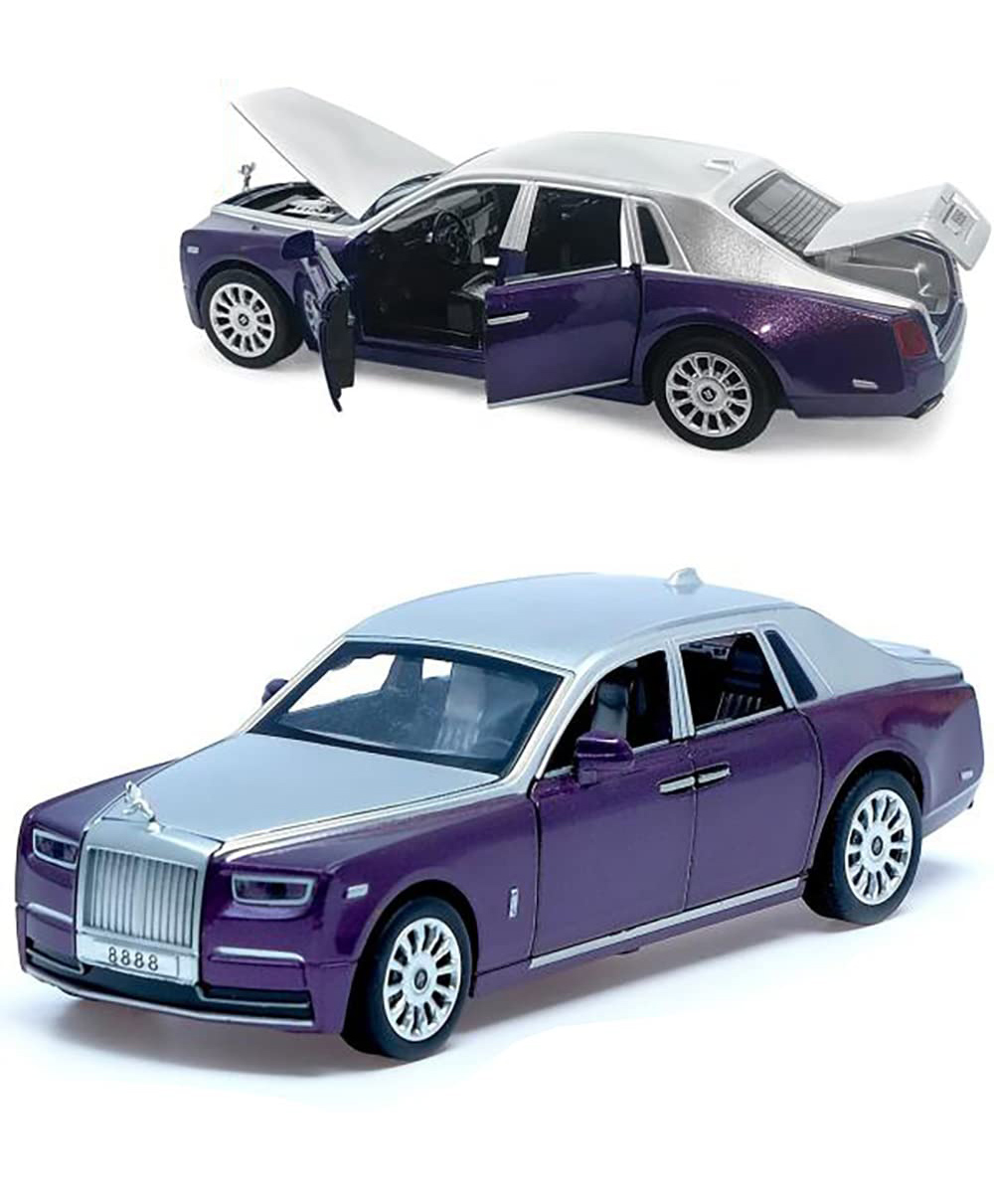 Magicwand Die-Cast Alloy 1:32 Scale Rollls Phantom with 6 Openable Doors,Music,Lights & Pull Back Action-picture-44