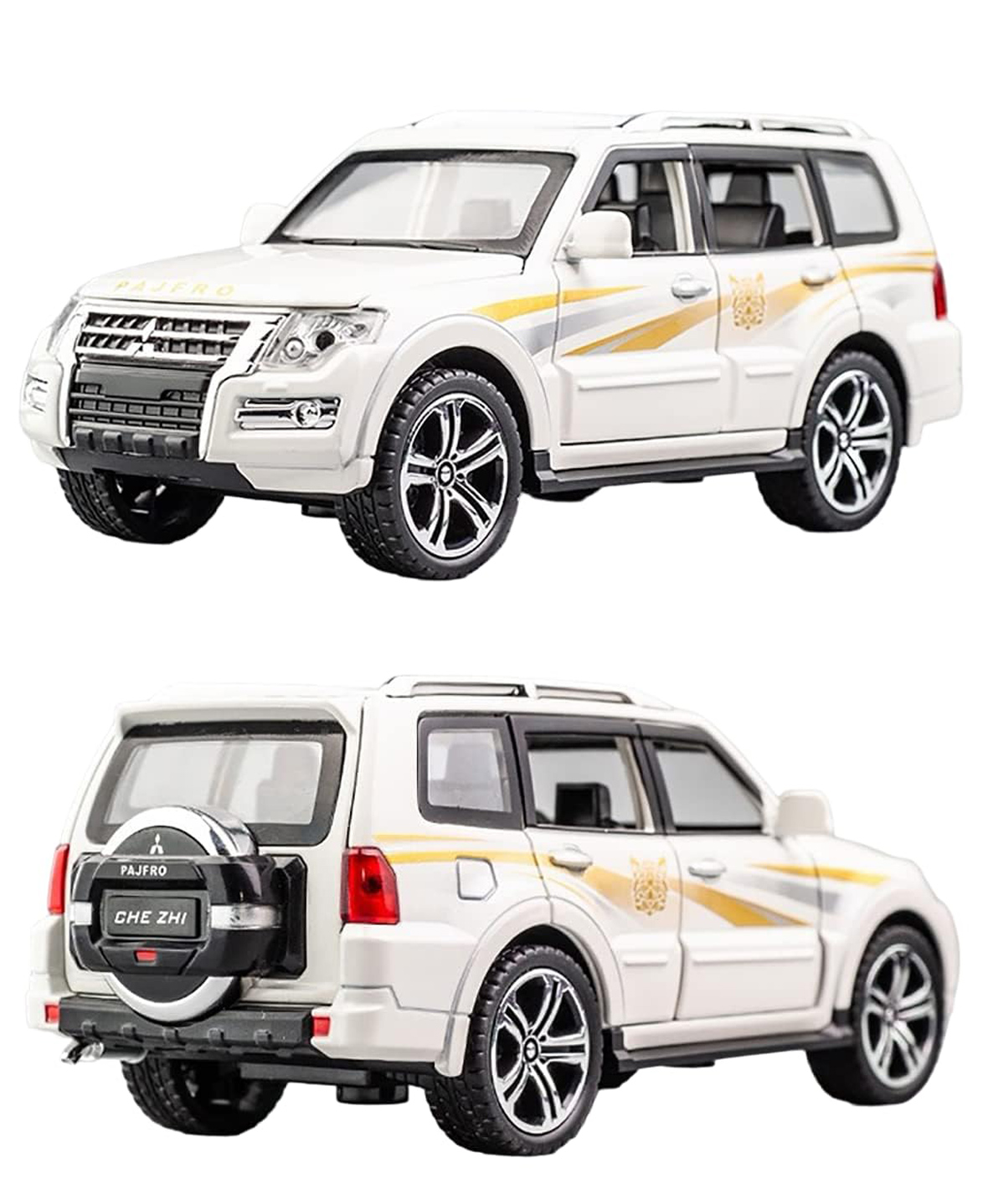 Magicwand 1:32 Scale Die-Cast Metal Pajjero with Openable Doors,Music,Lights & Pull Back Action-picture-32