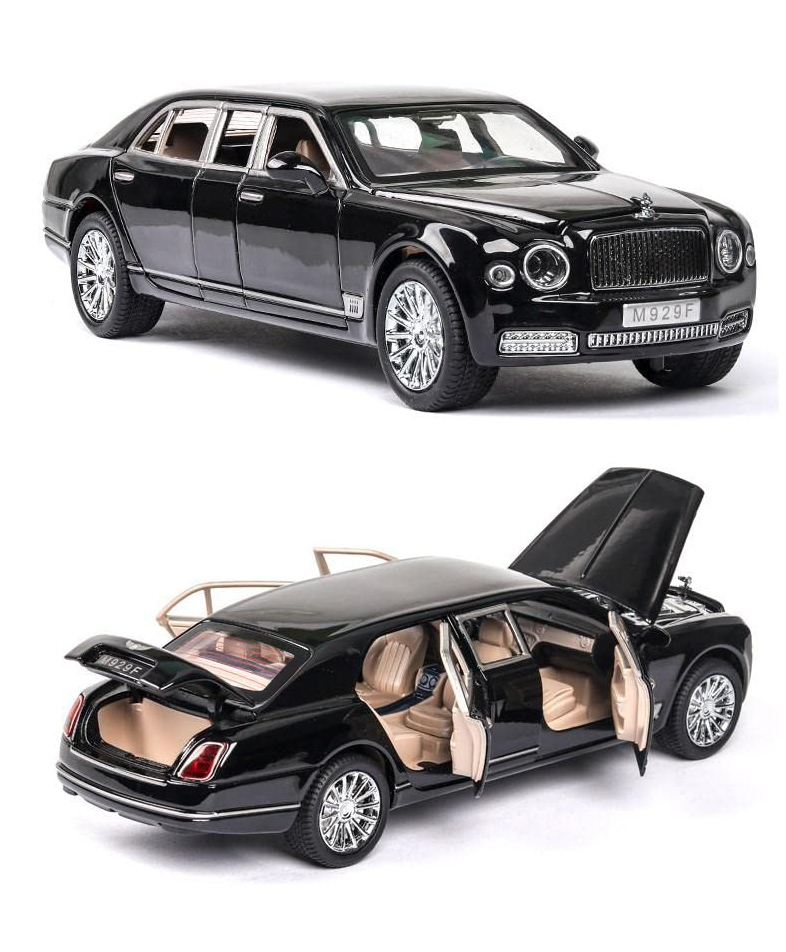 Magicwand 1:24 Scale Die-Cast Bentlley Mulsanne Beast With 6 Openable Doors & Working Lights, Colors As Per Stock (Multicolored), 1 Pc-image-21