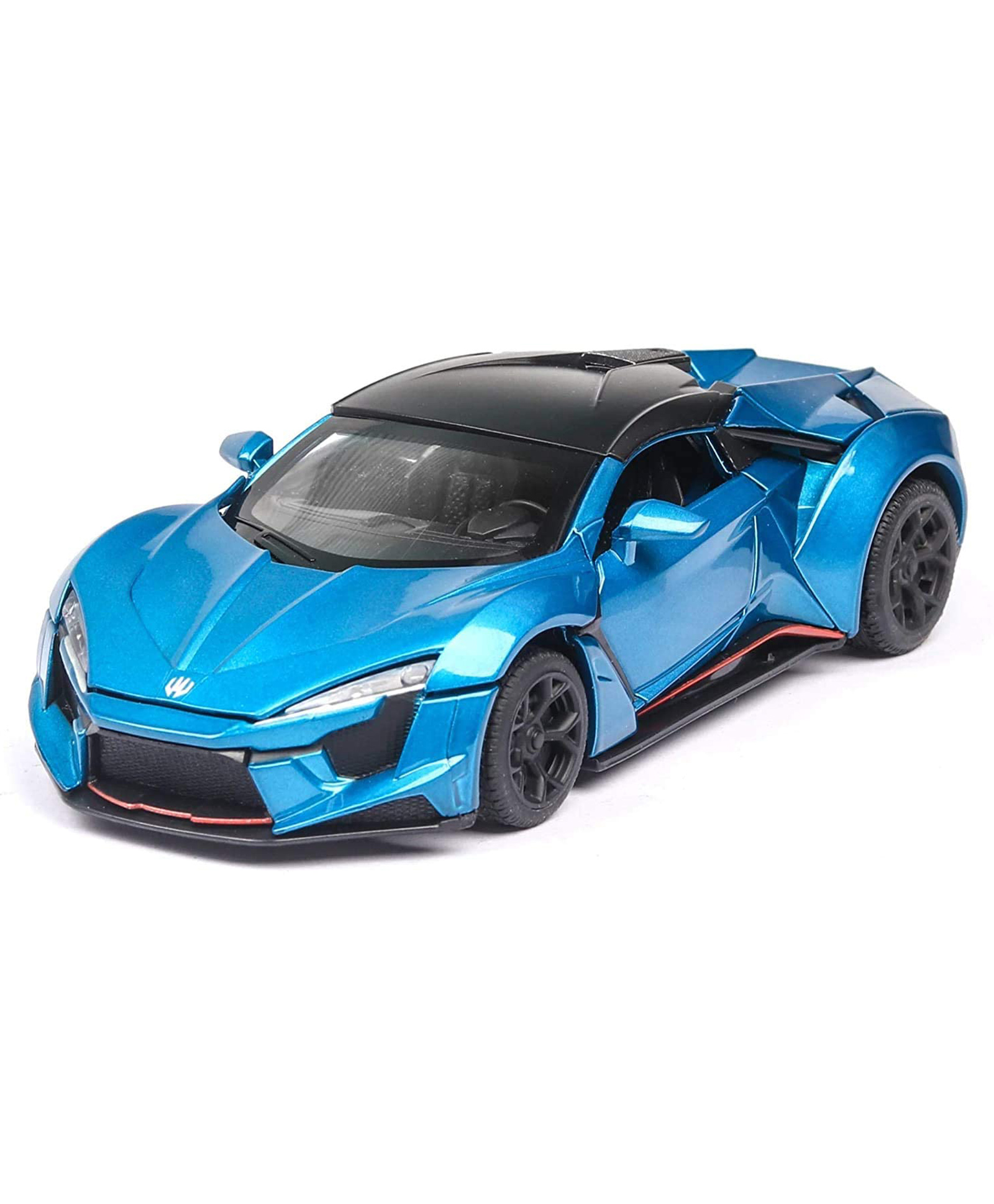 Magicwand 1:32 Scale Die-Cast Metal Lykan Hypersport With Openable Doors And Pull Back Action, Pack Of 1, Colors As Per Stock-picture-18