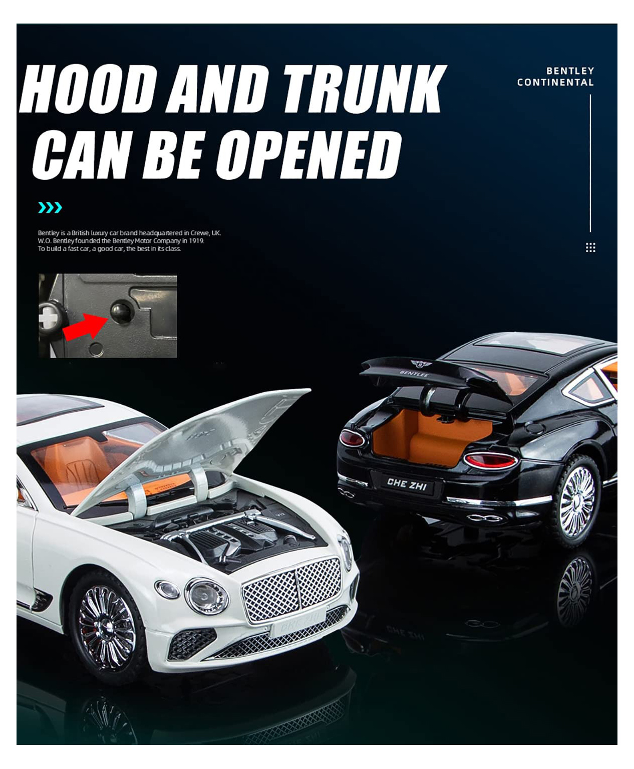 Magicwand 1:24 Scale Die-Cast 2022 Bentlley-picture-21