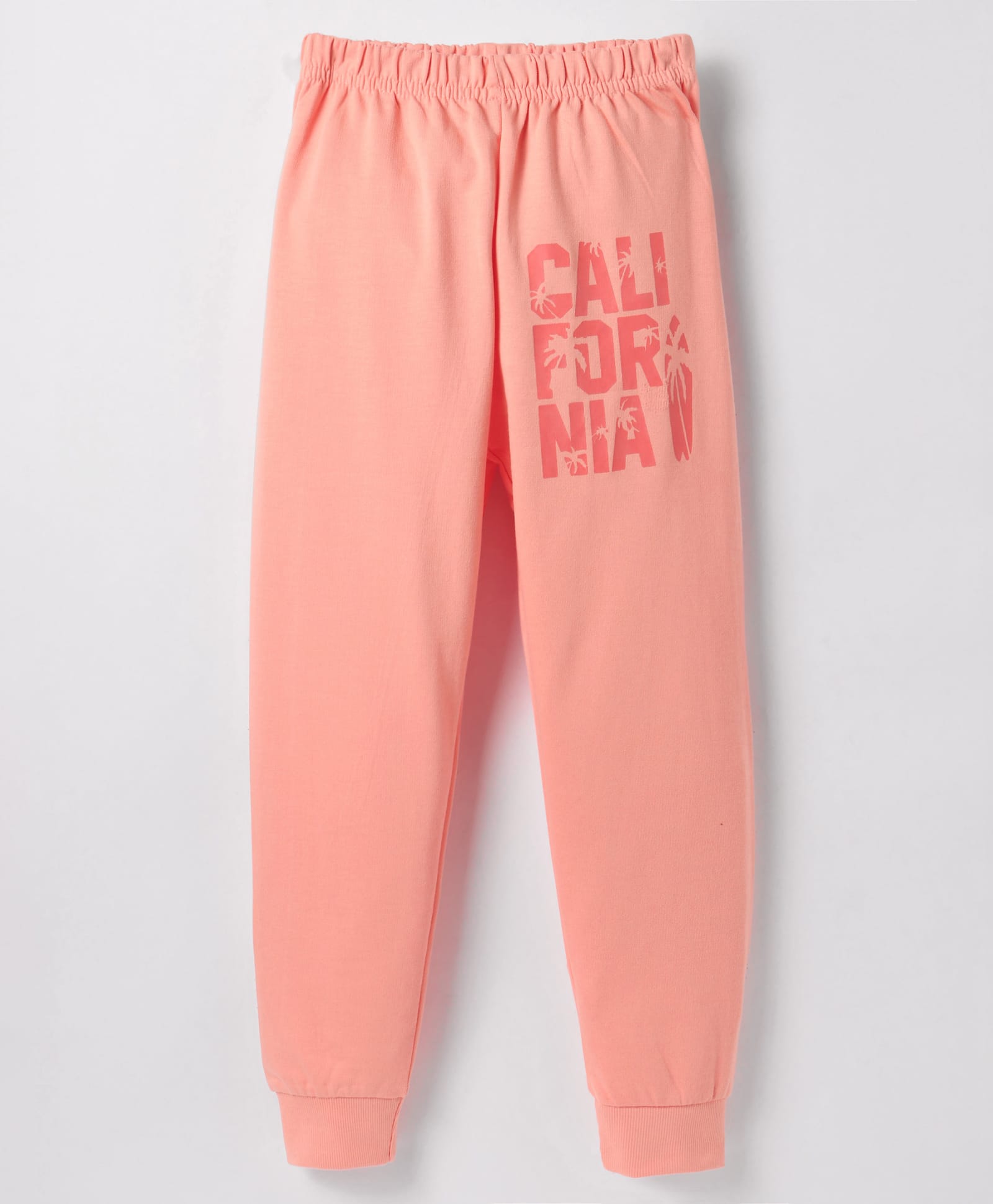 Tango Looper Knit Full Length LoungePants With Text Print - Orange-picture-12